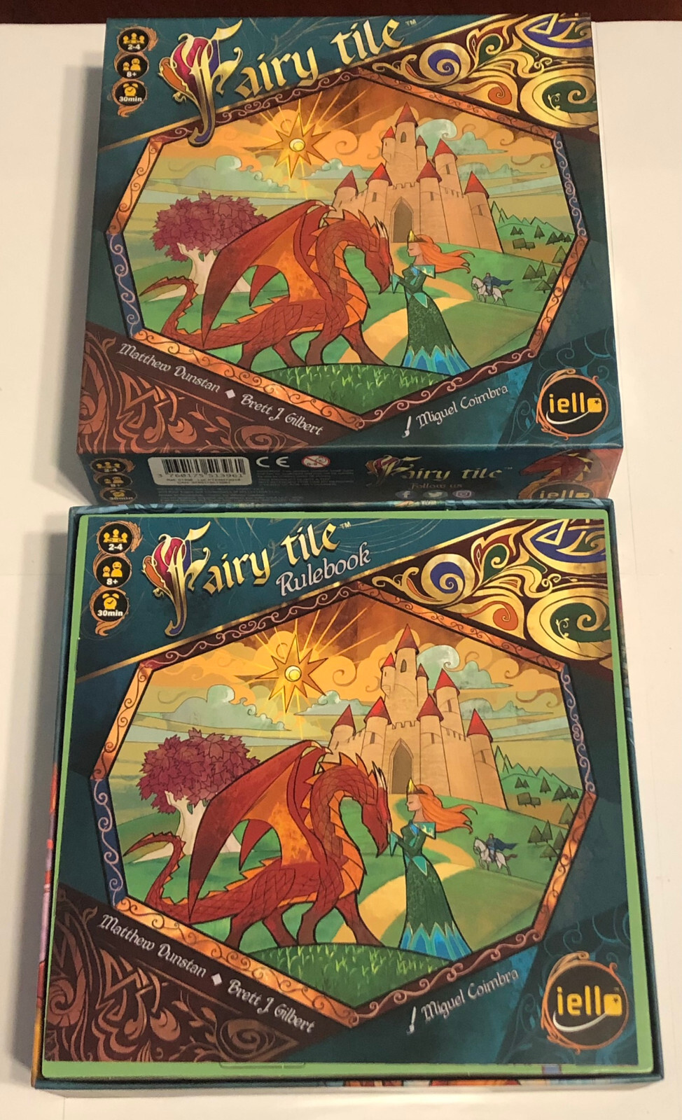Fairy Tile Tale Board Game Storytelling Family Iello 8+ COMPLETE Looks NEW