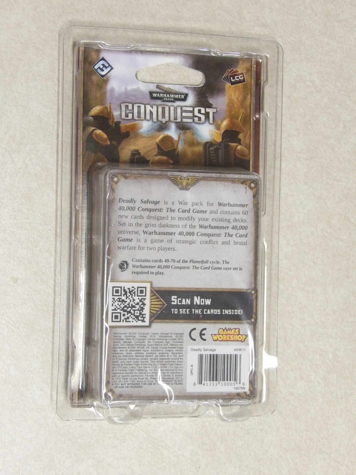 12x Warhammer 40000: Conquest LCG: Deadly Salvage War Pack Case Board Game