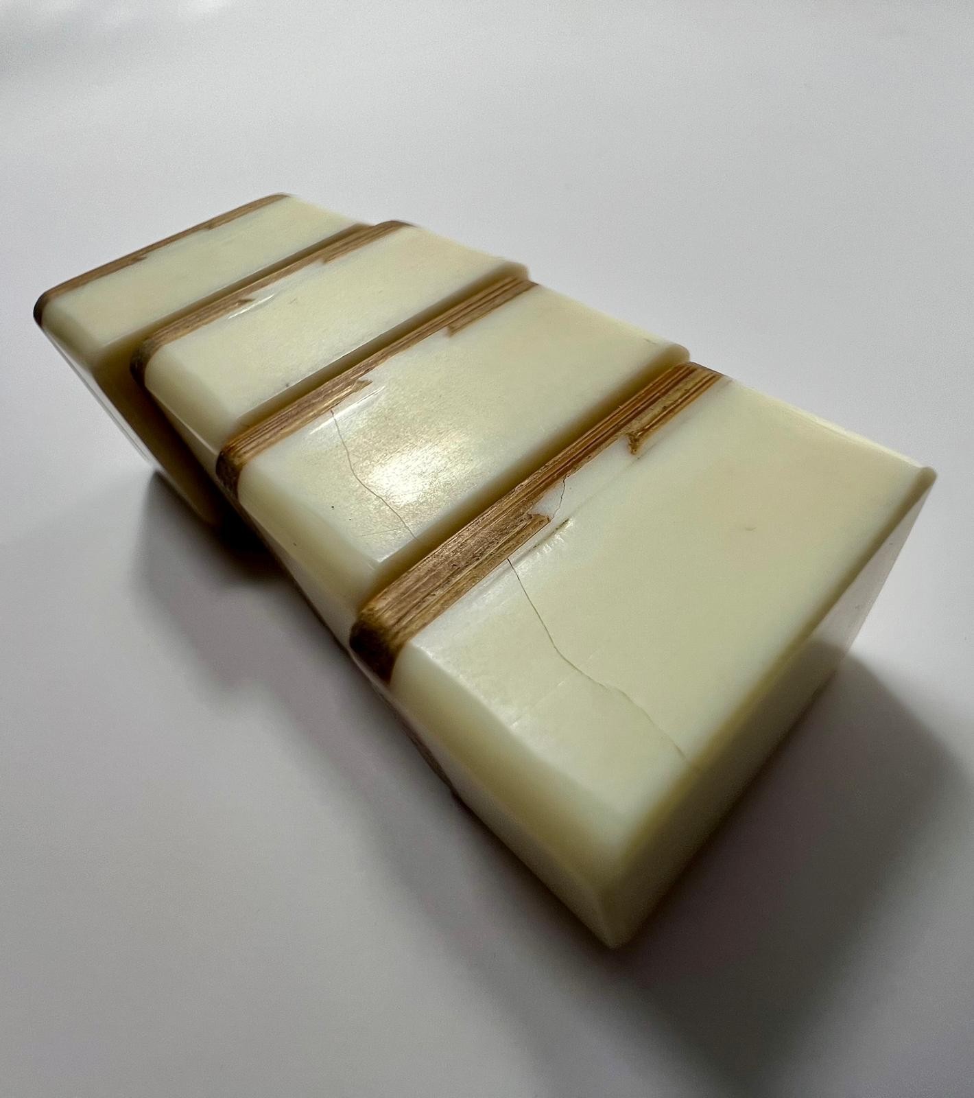 Vintage Bone & Bamboo Mah Jong Set