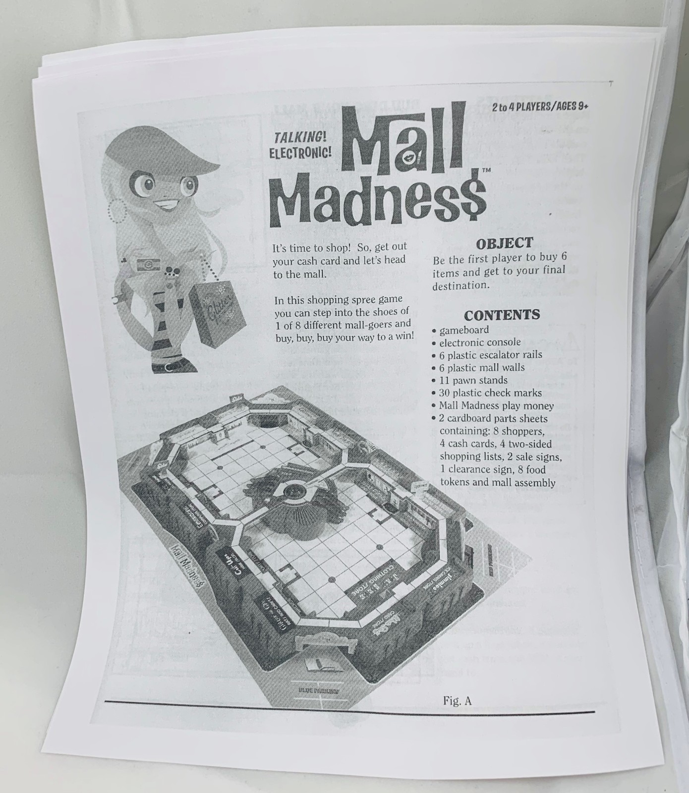 2005 Mall Madness Game Milton Bradley Complete Working Great Condition FREE SHIP