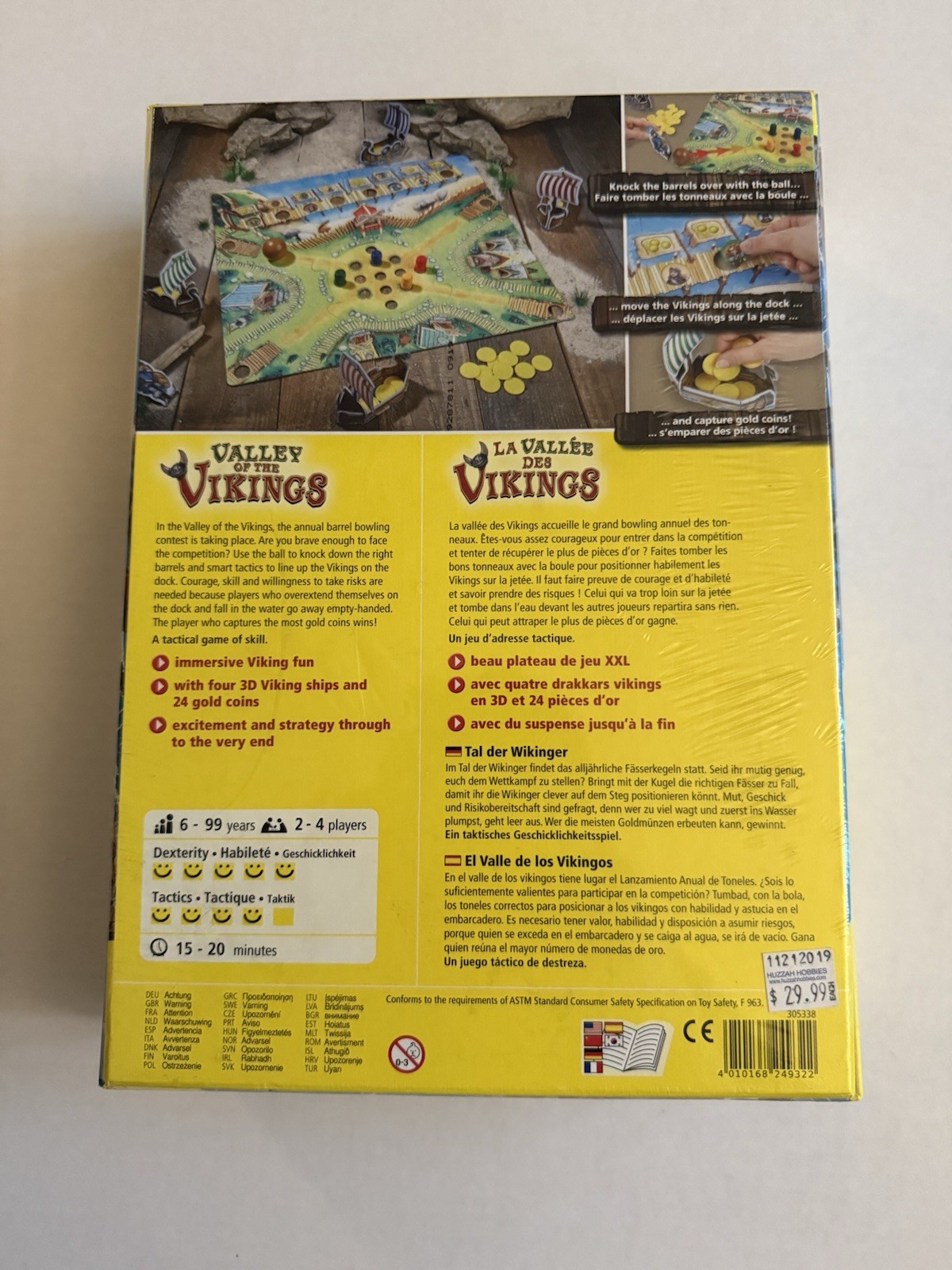 Valley of the Vikings COMPLETE HABA Children’s Kids Gold Coins Skill NEW/SEALED