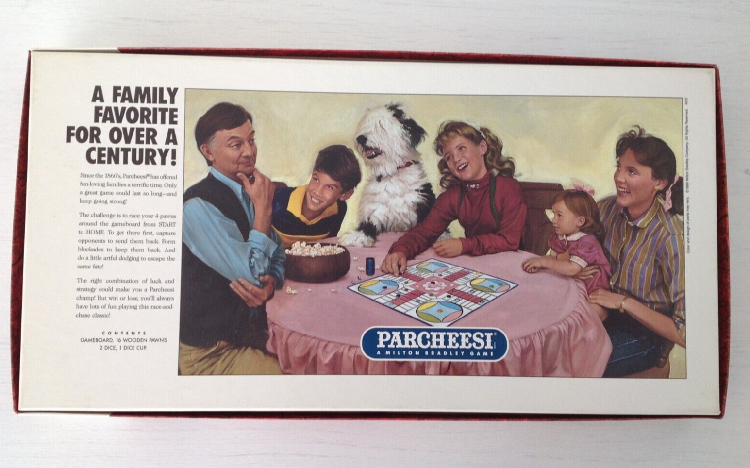 Vintage Milton Bradley PARCHEESI – Royal Game Of India – 1989 – Complete