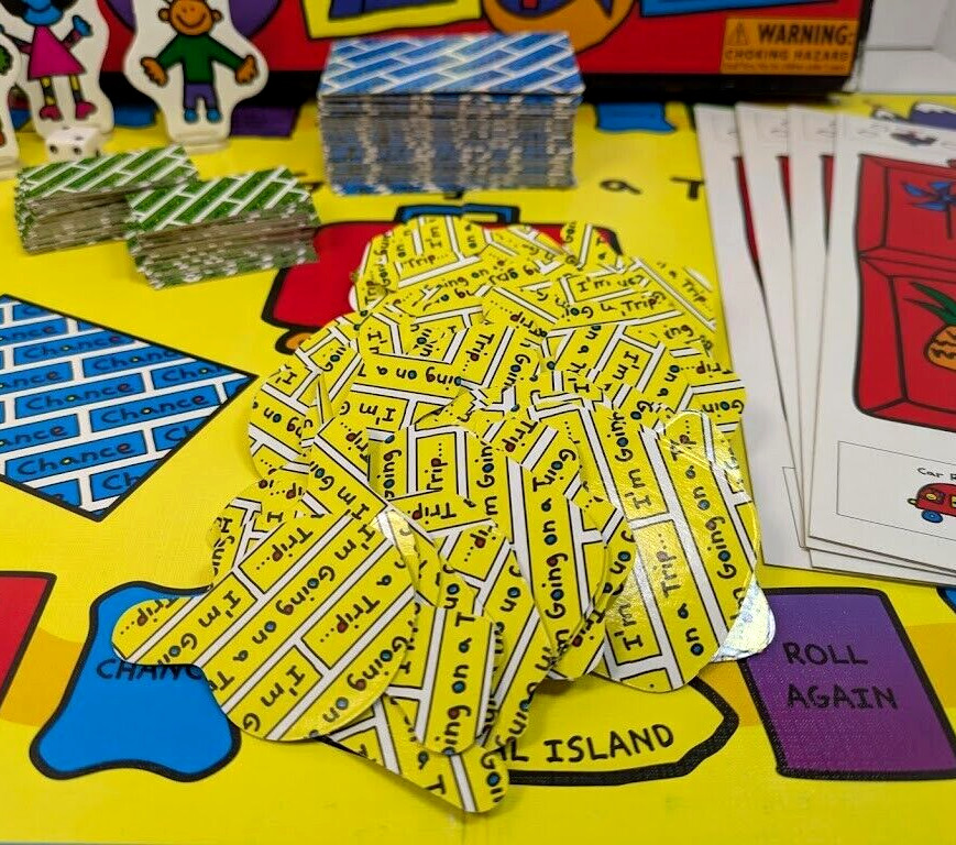 Todd Parr I’m Going on a Trip Board Game Worldly Travel 2000 Complete RARE