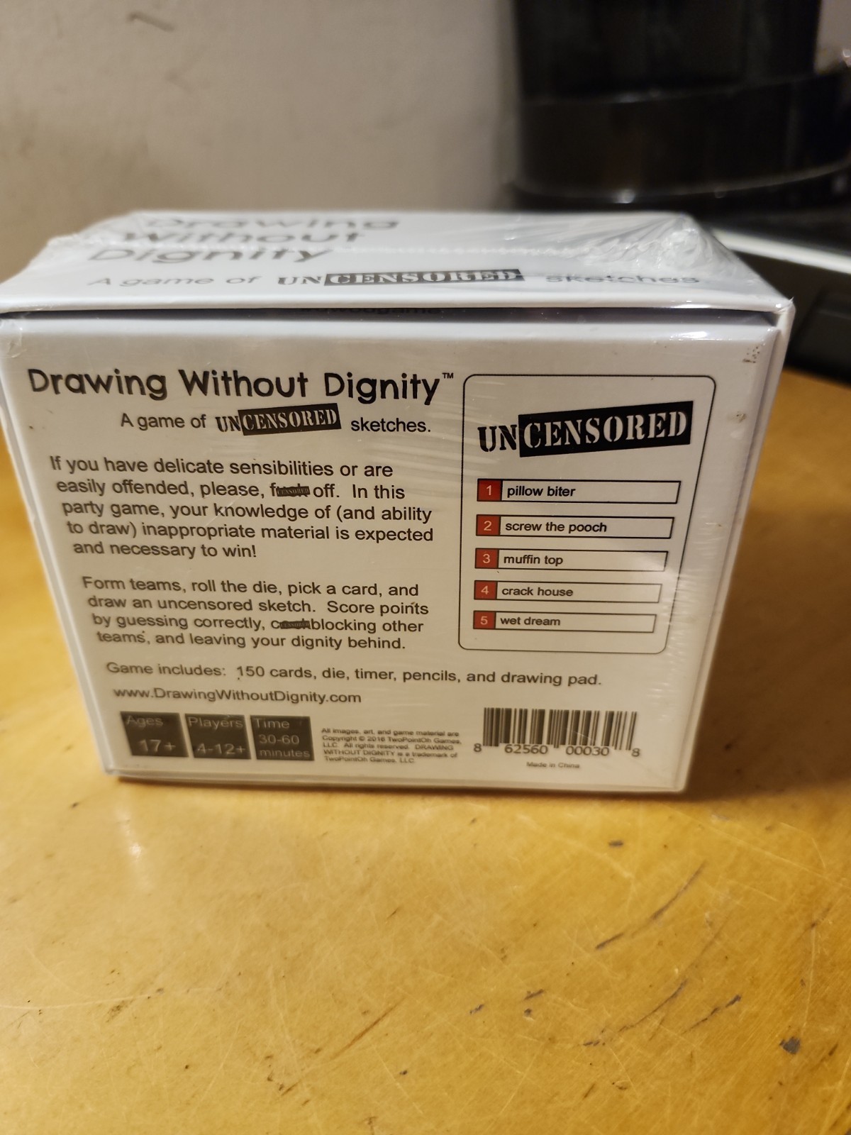 NEW / SEALED Drawing Without Dignity – Adult Party Game of Uncensored Sketches