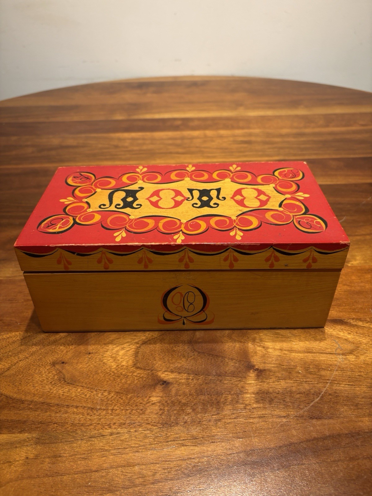 Vintage Soviet Union Wooden Lotto Game 1988 USSR Incomplete Set Wooden Box As-Is