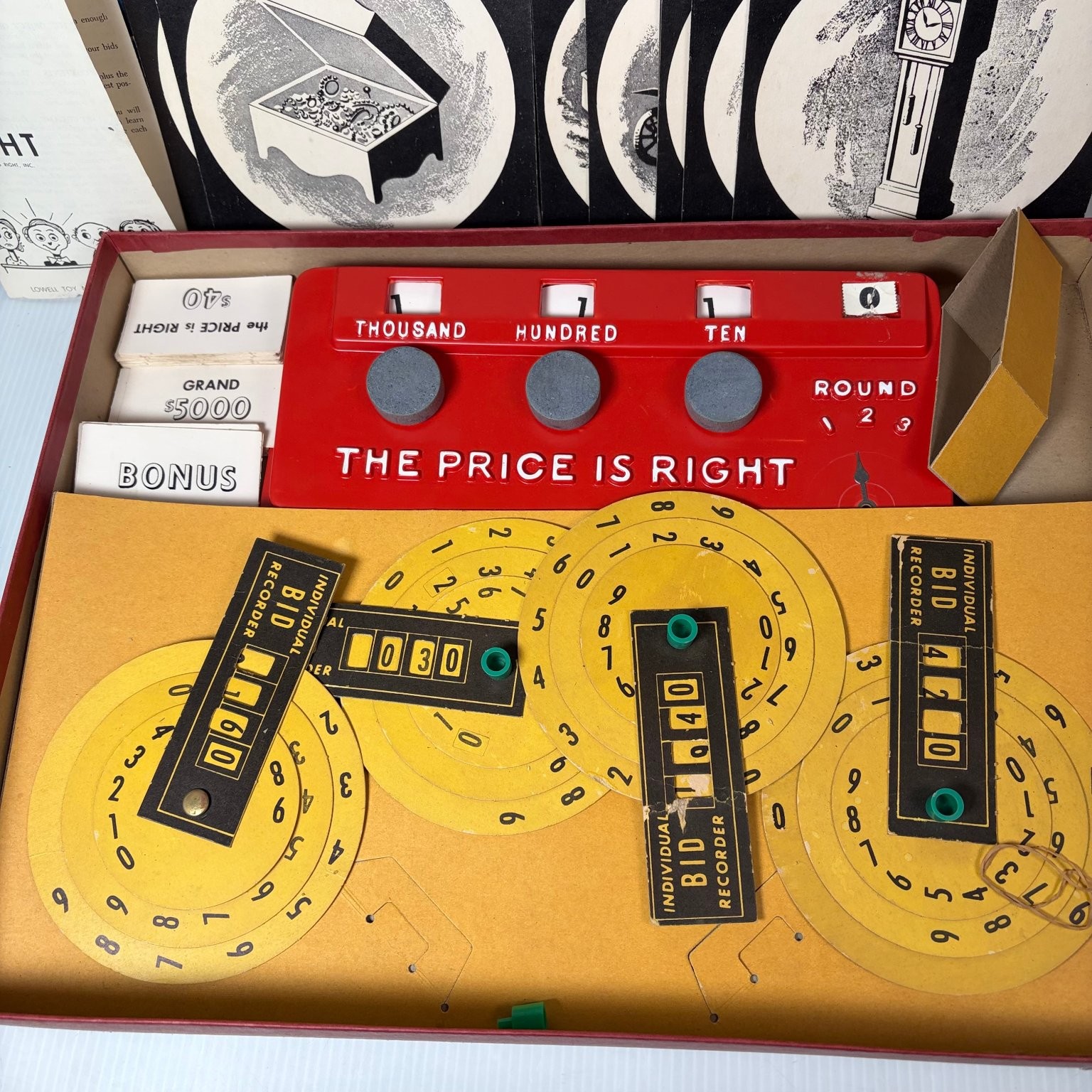 The Price is Right Lowell Toy Mfg. Board Game 2-4 Players 1950s Complete