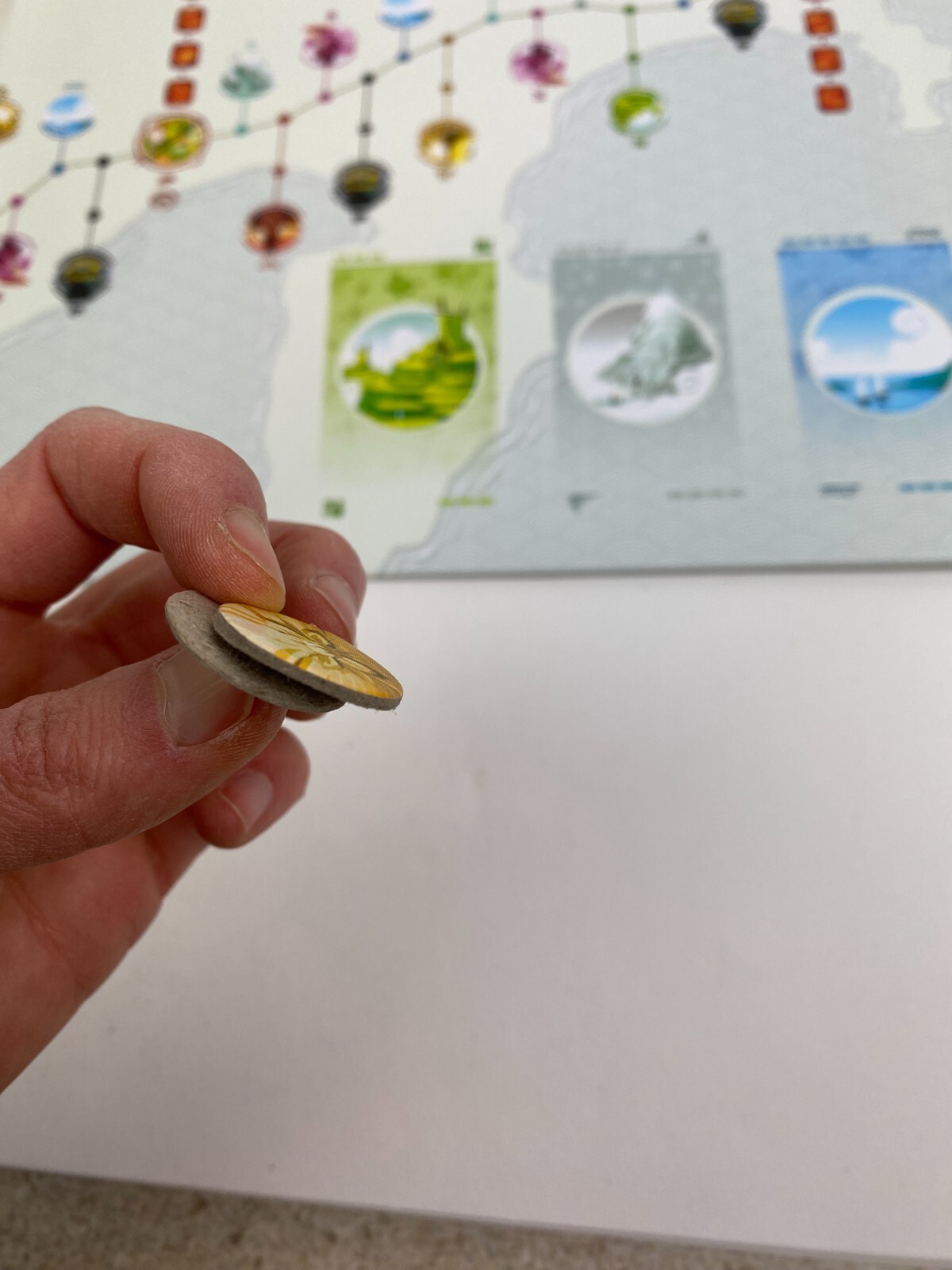 Tokaido Board Game By Fun Forge Punched Missing Travelers Markers