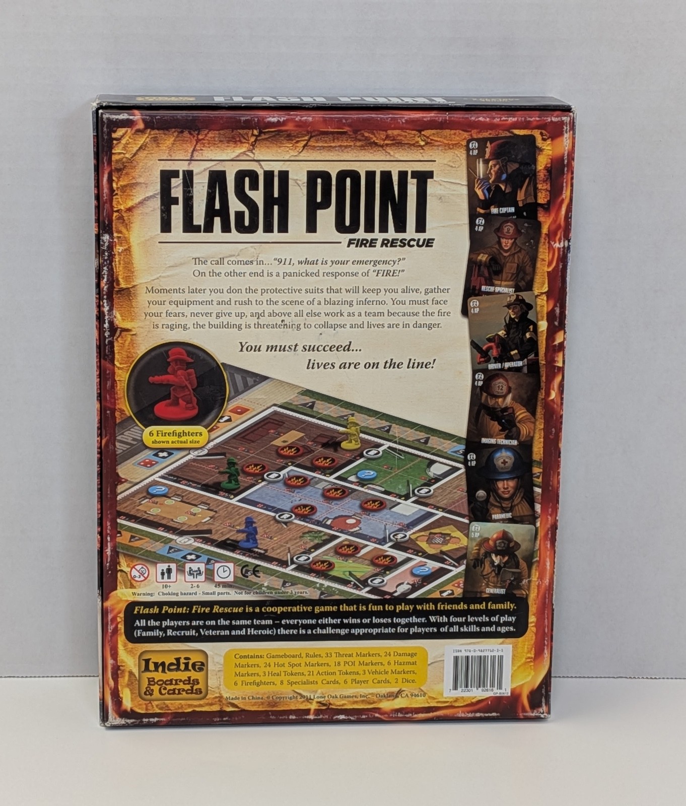 Flash Point Fire Rescue Board Game 1st Edition Indie Boards & Cards Complete