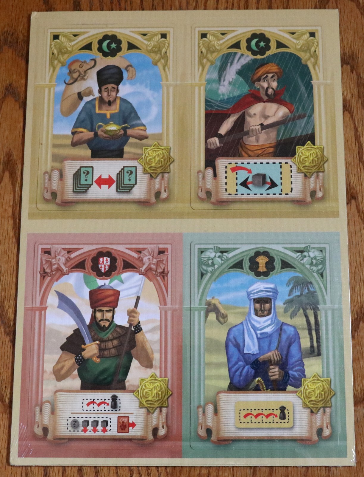 Rattus Board Game Spiel 2011 Promo Bonus Cards Saladin Aladdin Bedouin Sinbad