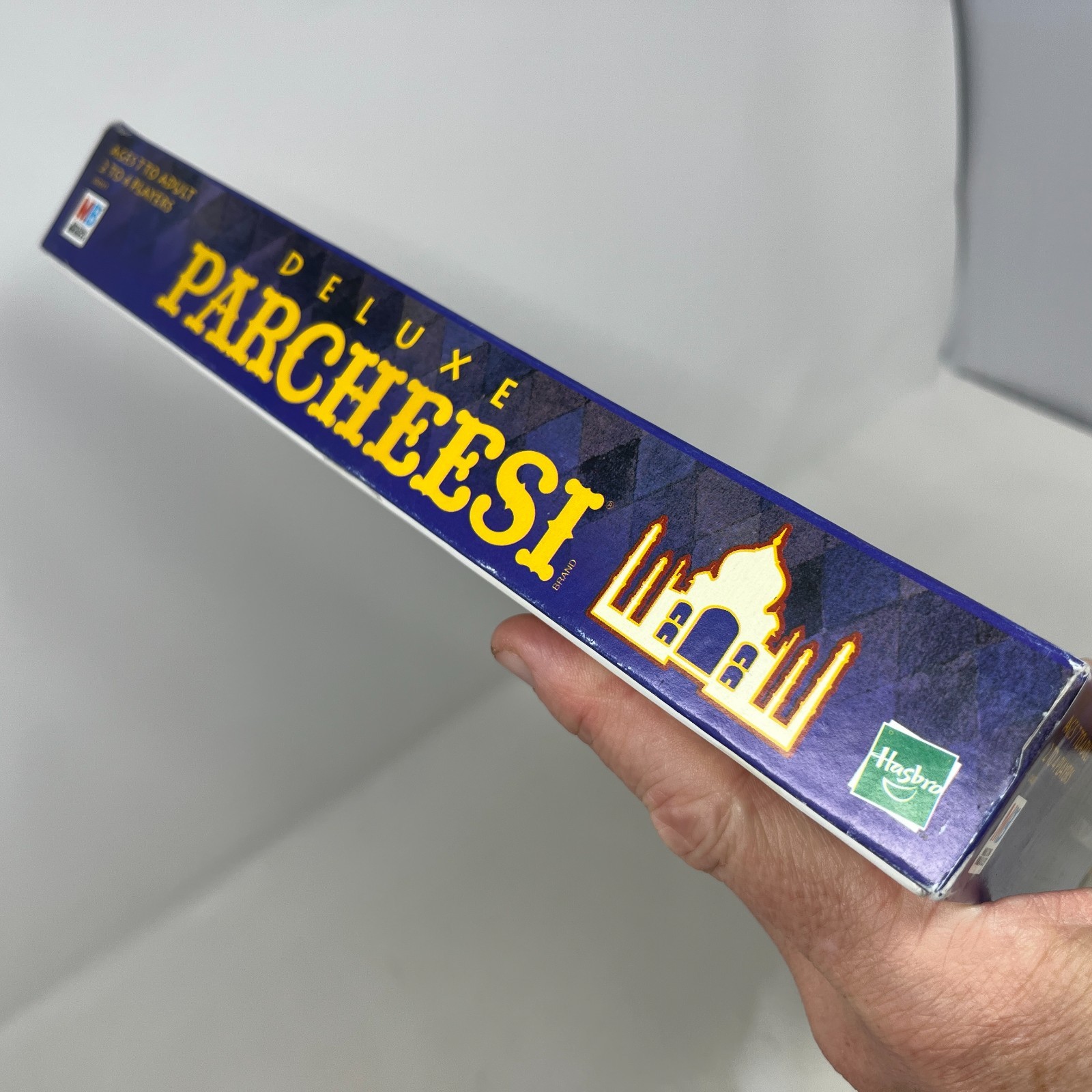 Deluxe Parcheesi 1999 Board Game by Milton Bradley Royal India COMPLETE