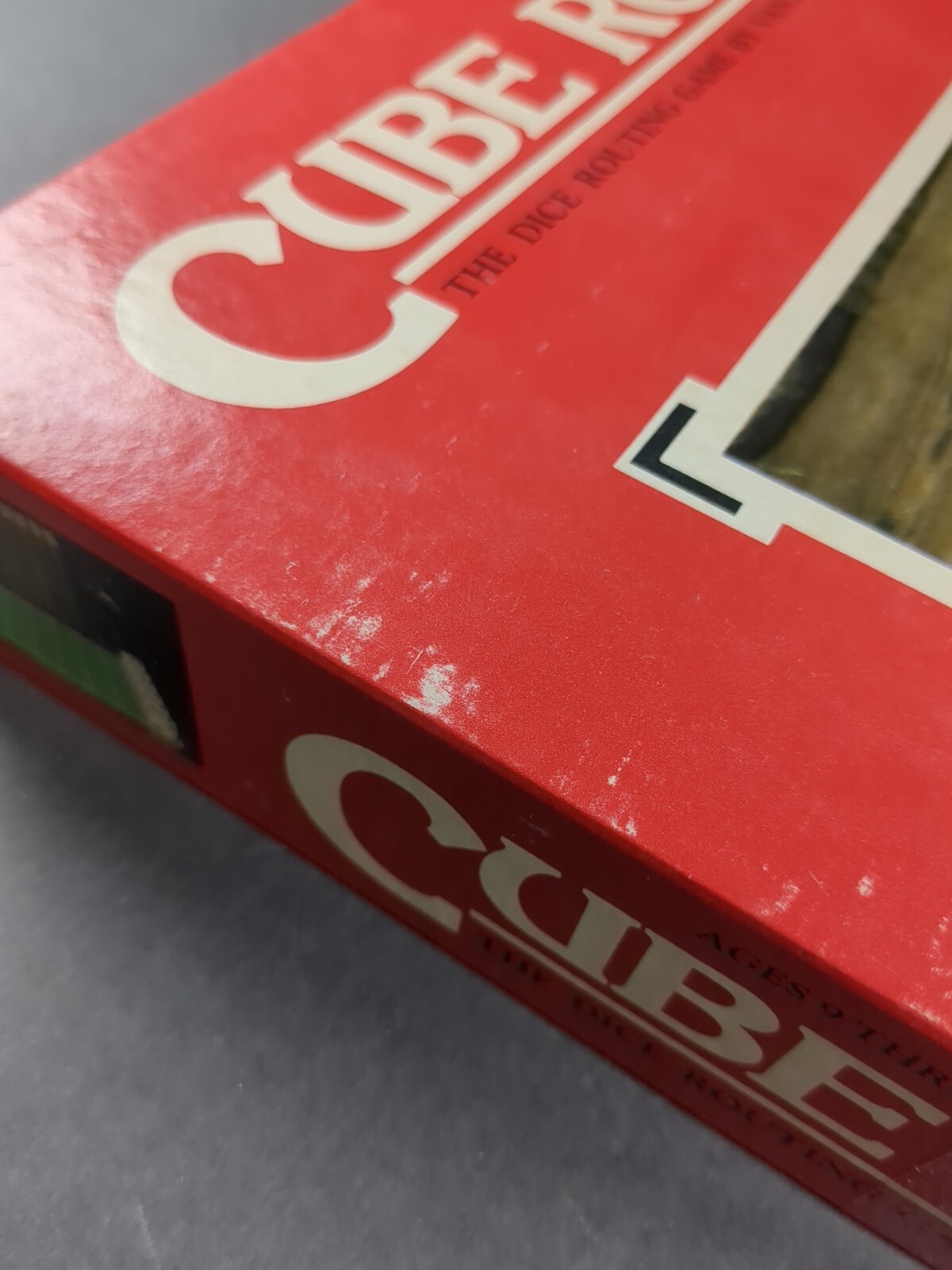 Cube Route Dice Game Vantage Point 1975 Felt Board Jumbo Dice Vintage