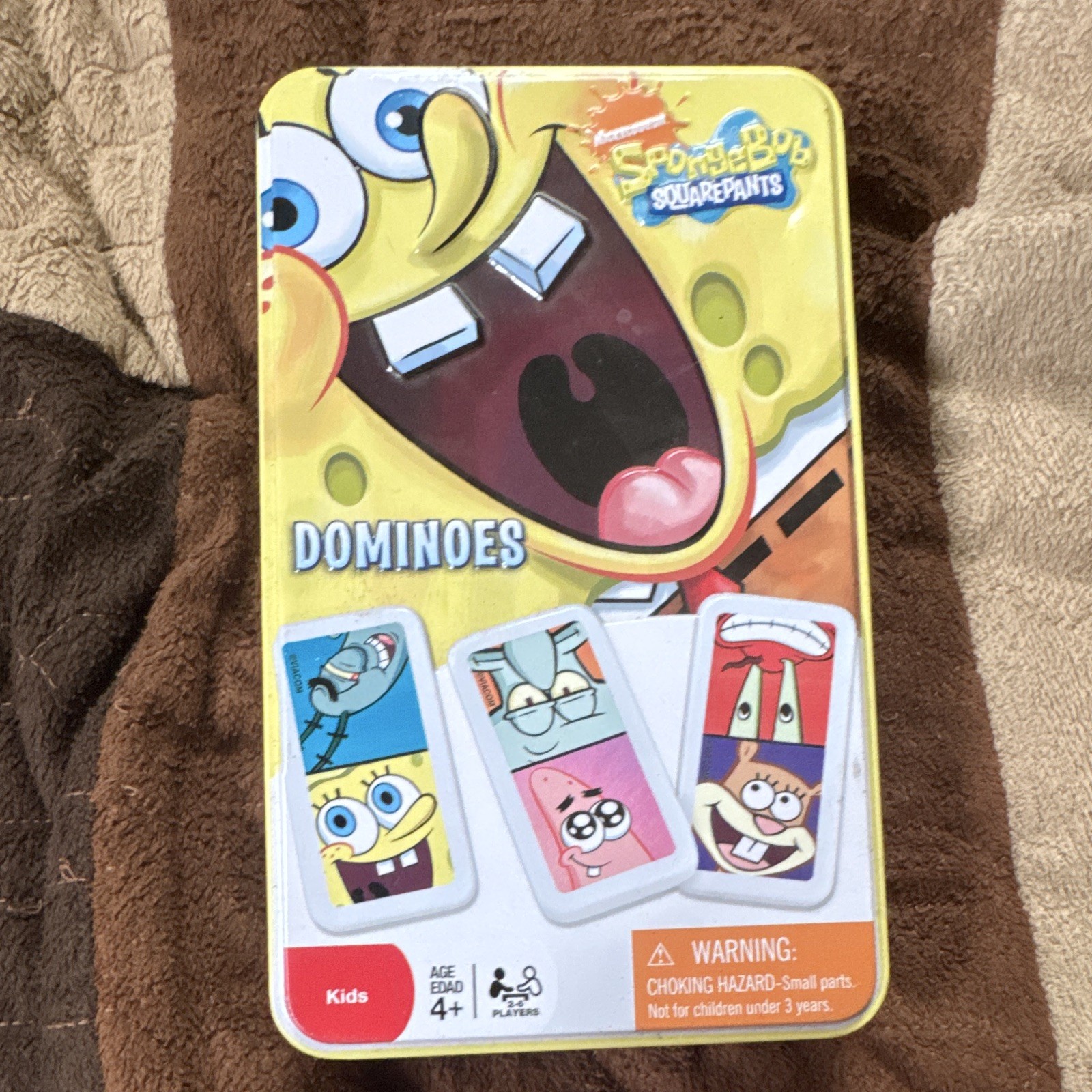 SpongeBob SquarePants Domino Set 28 Piece, 2009 Cardinal Games Edition