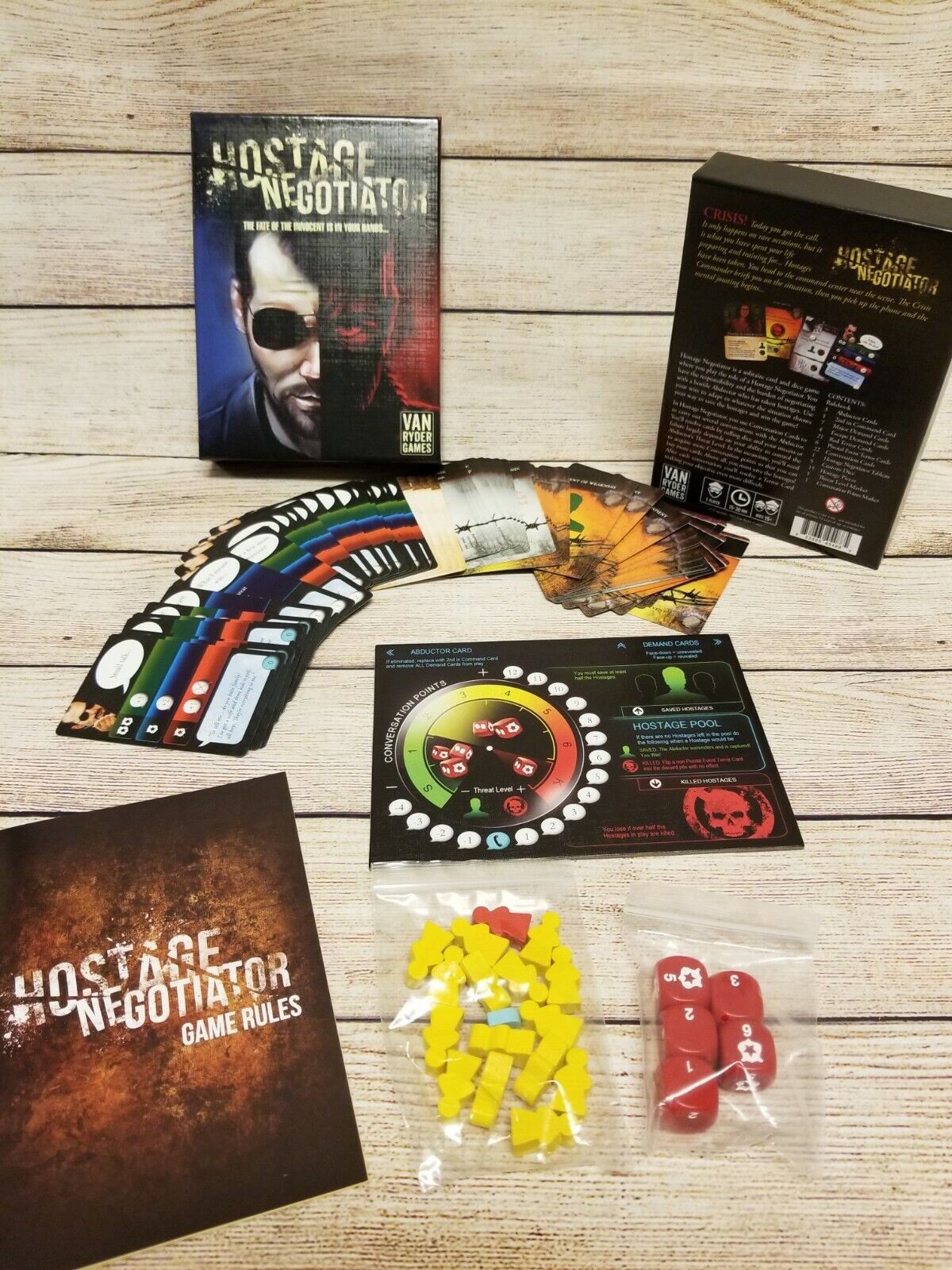Hostage Negotiator Base + Crime Wave + Career Expansion + 12 Packs SEALED
