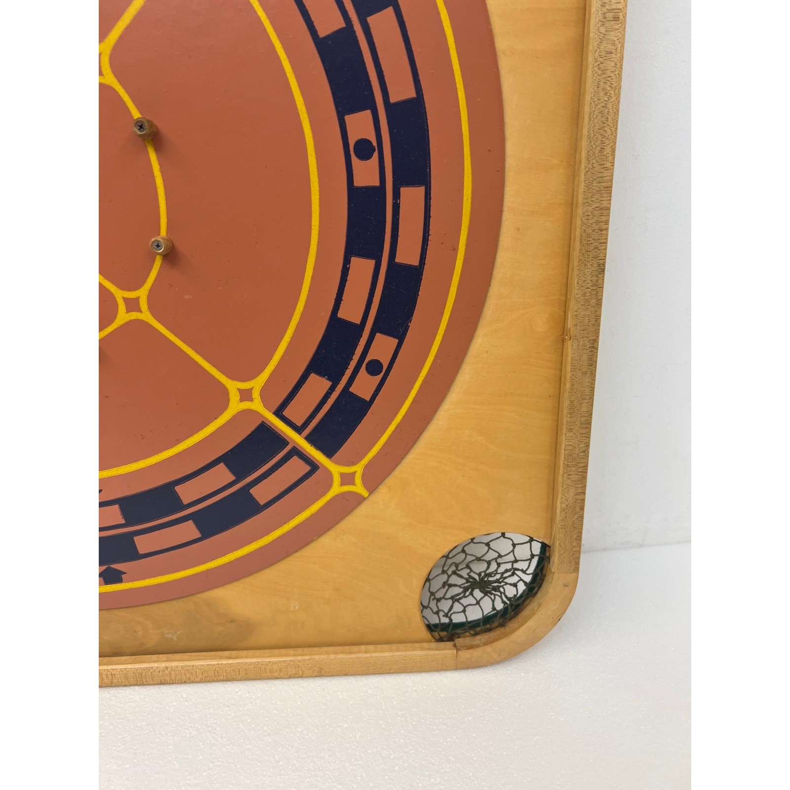 Carrom Industries Model 95 Vintage Double Sided Wooden Game Board Wood Wall Art