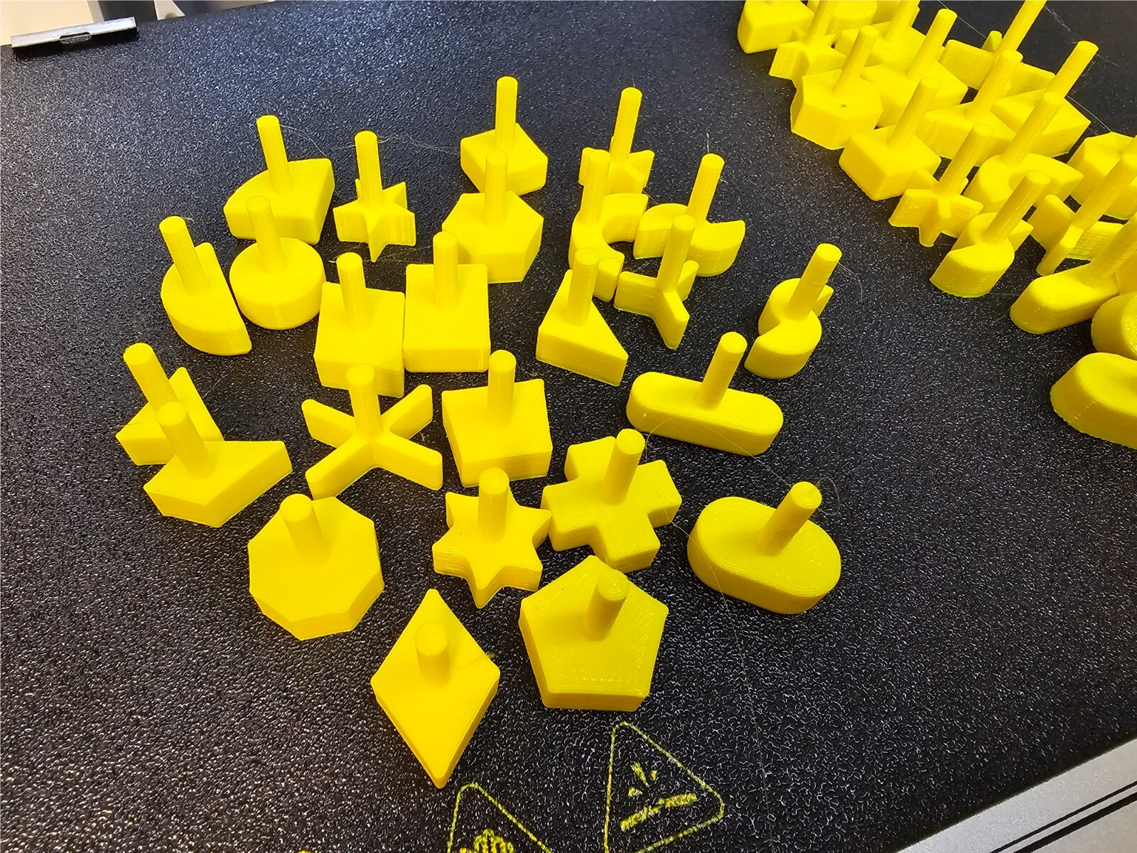 25 Pieces Complete Set of Perfection Board Game Replacement Pieces Parts