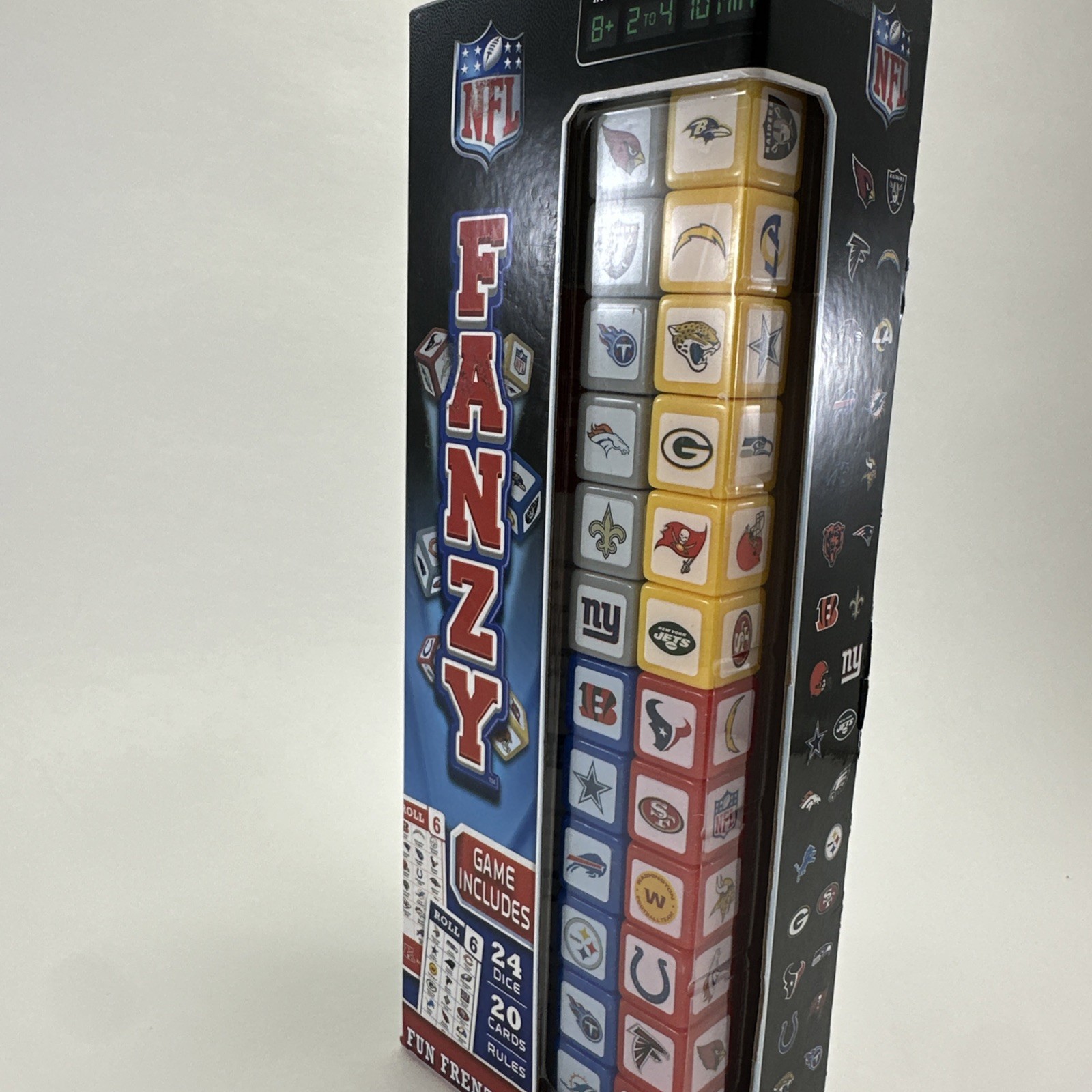 NEW NFL Football Fanzy Dice Card Game Fun Frenzied Speed Fast Paced Masterpieces
