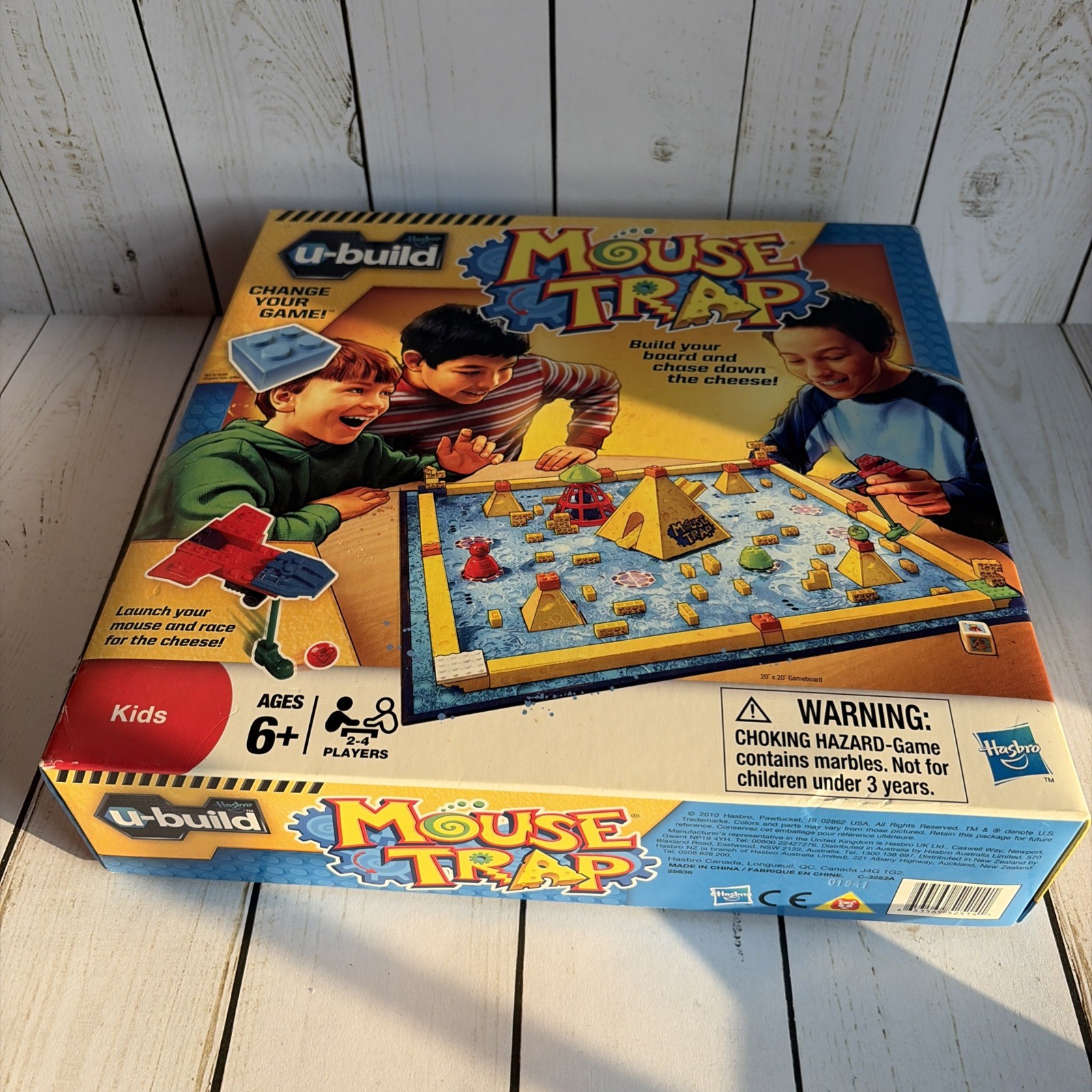 NEW Sealed Hasbro U-Build Mousetrap Mouse Trap Board Game Fun Kids 2-4 Player