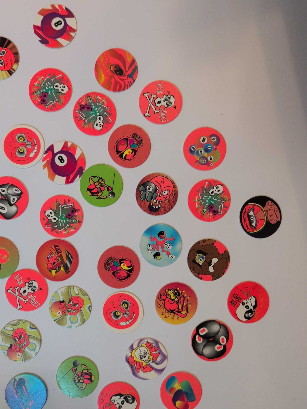POG/ MILK CAPS SET OF 55 SET SOME DUPLICATES 1990s