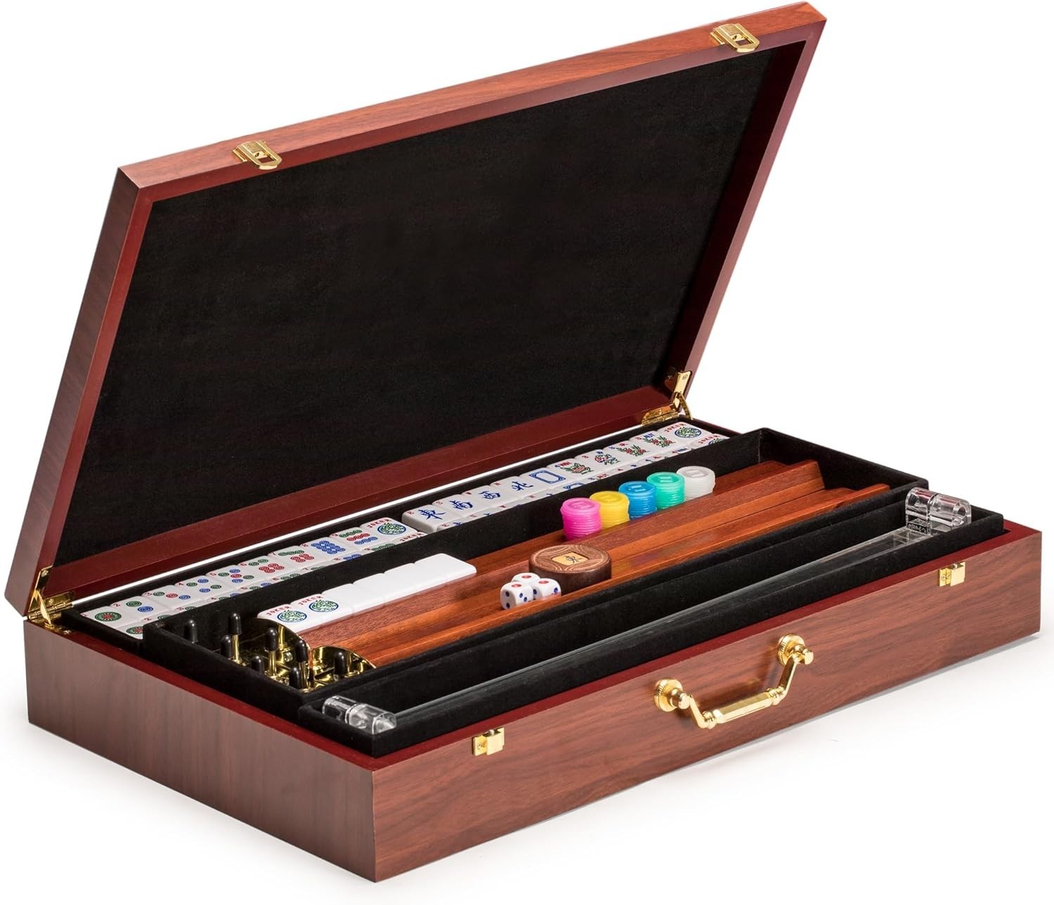 Yellow Mountain Imports American Mahjong Set, Koi Fish #3816R R1