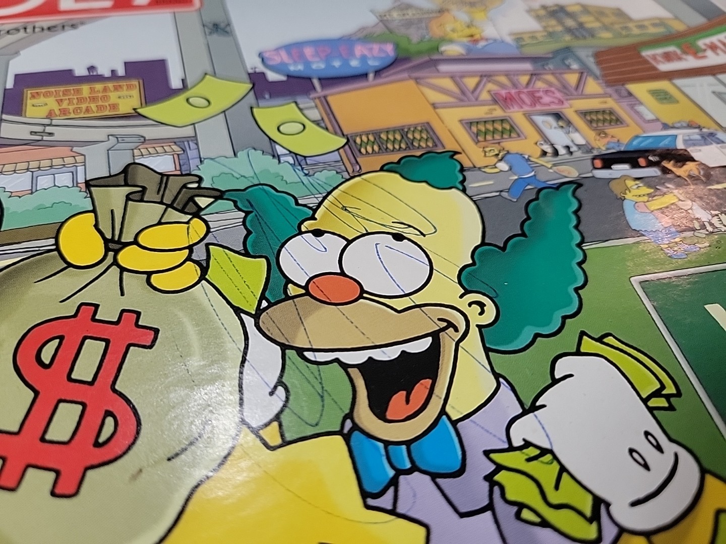 The Simpsons Monopoly Board Game Welcome To Springfield 2001 COMPLETE