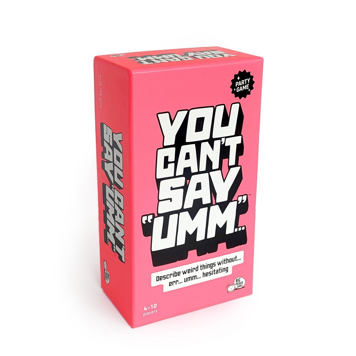 Big Potato You Can’t Say Ummm Board Game: Educational Party Game for 4+ Players