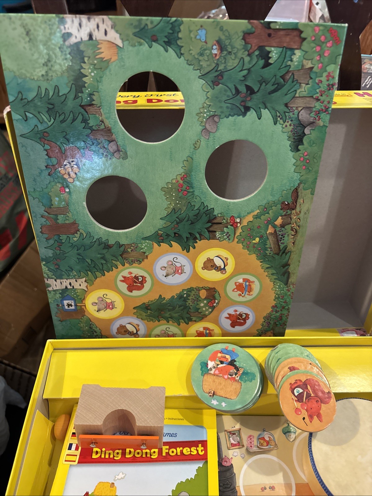 Haba Ding Dong Forest Made In Germany Board Game Ages 2+ Complete Set