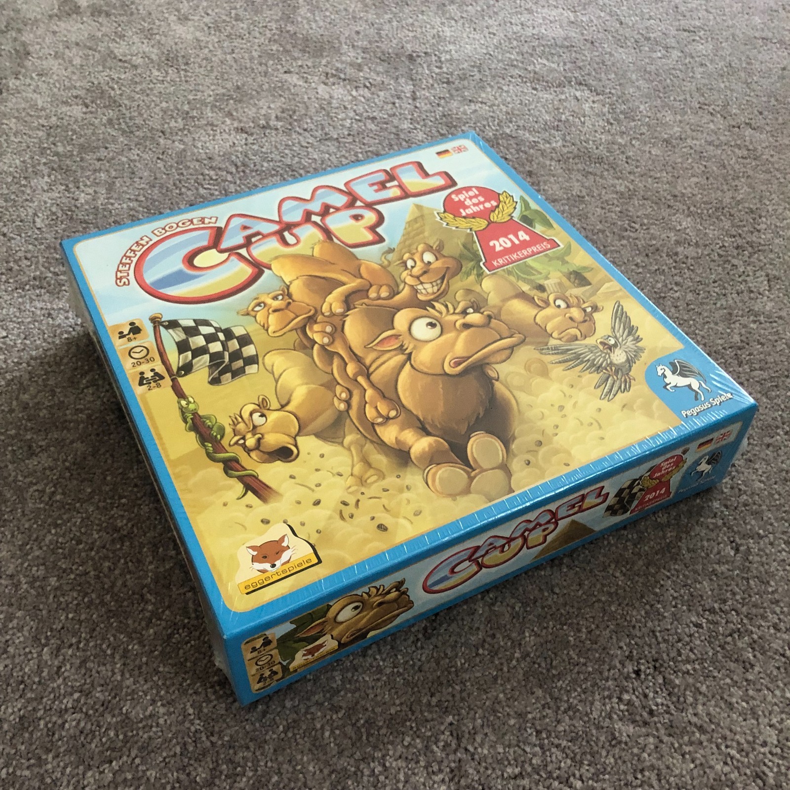 Camel Up Board Game German Edition 2014 Brand New Factory Sealed