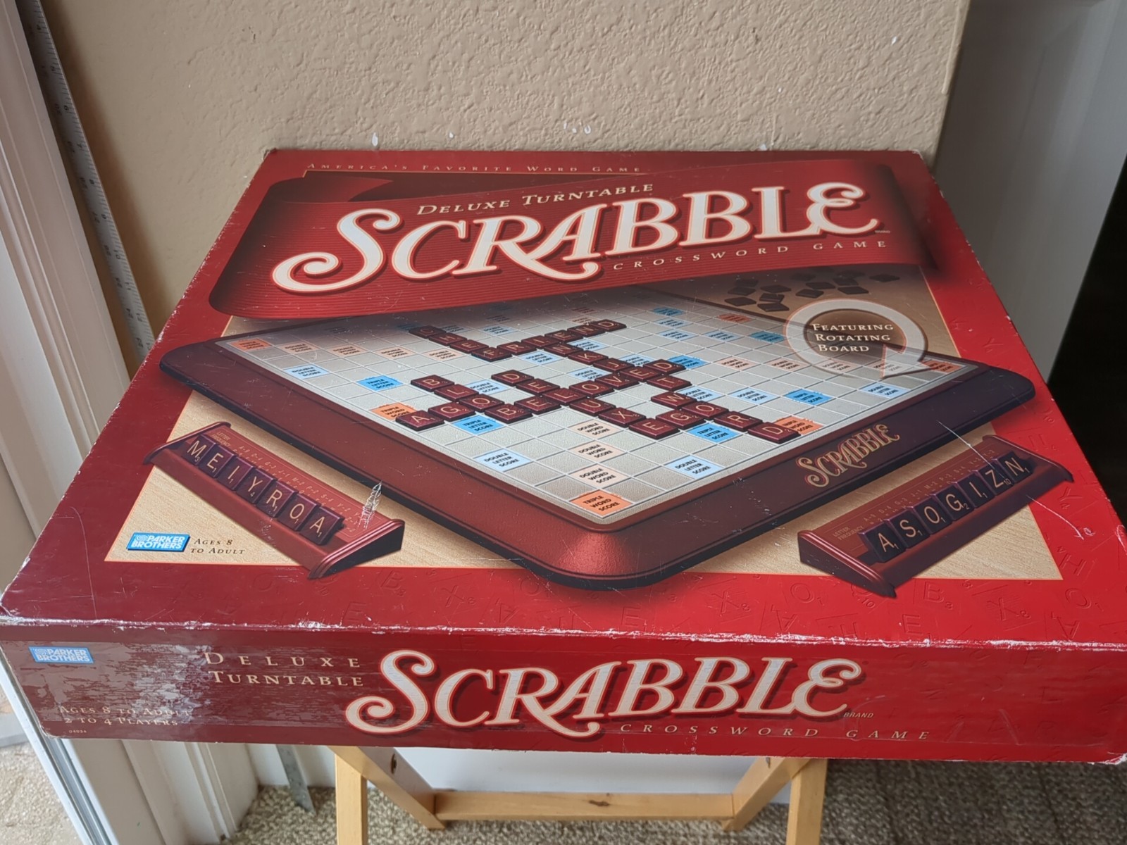 Milton Bradley 4034 Scrabble Deluxe Edition Board Game