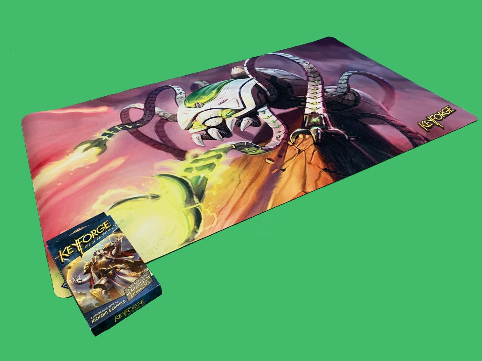 KeyForge: Age of Ascension Bundle | Archon Deck & Storm Crawler Playmat | New