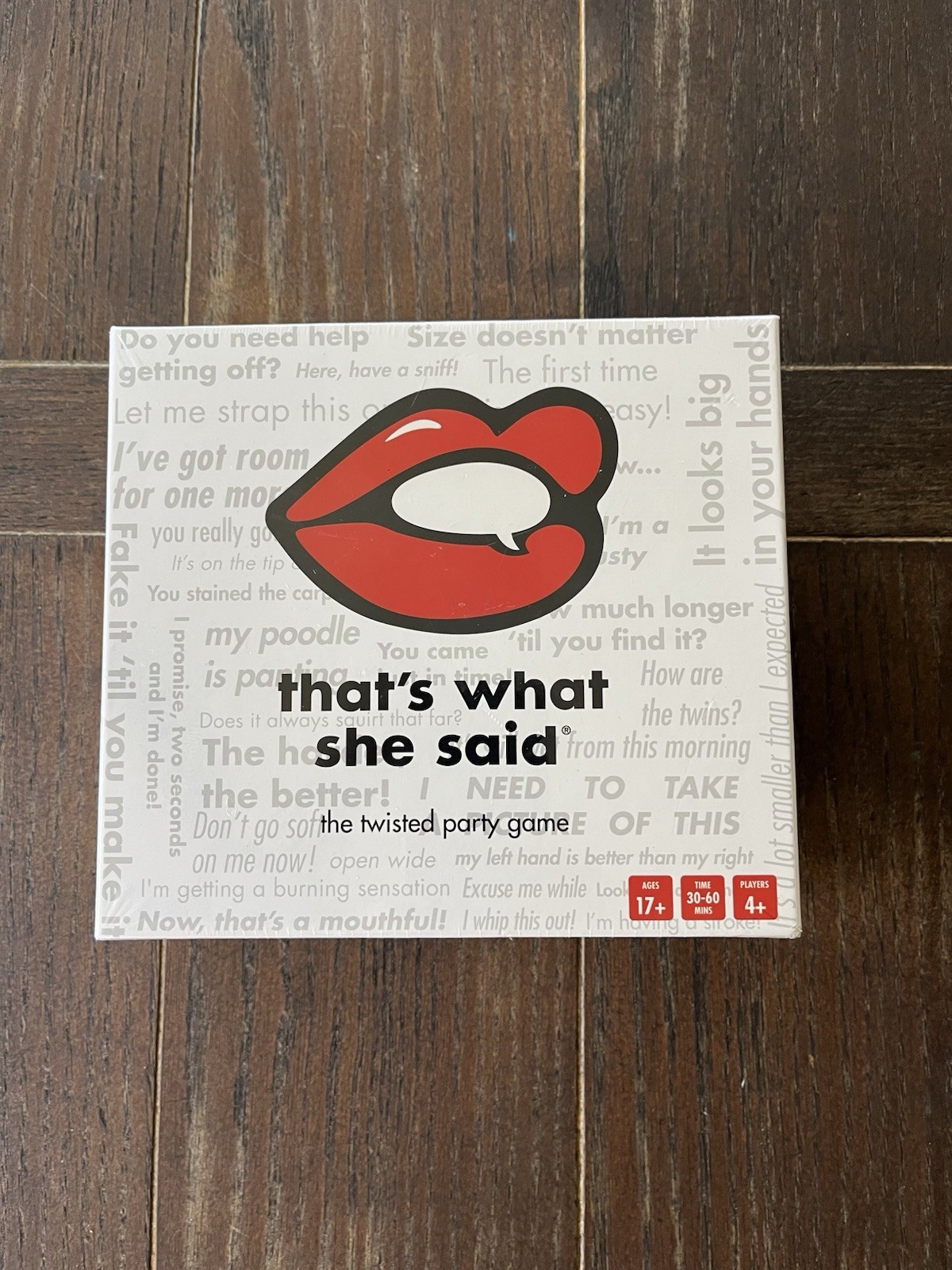 That’s What She Said – The Party Game/Board Game – NEW SEALED!