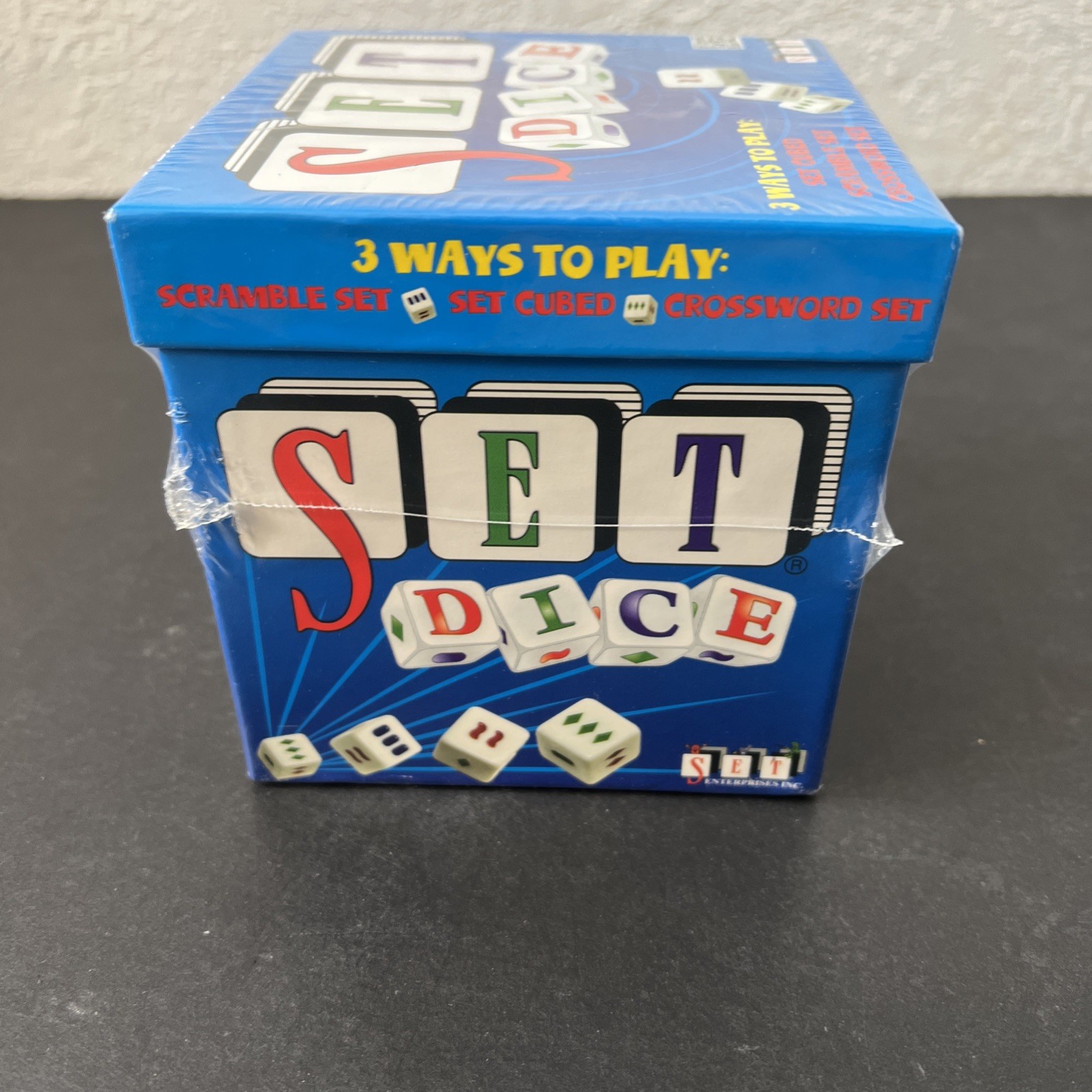 SET Dice Game 3 Ways To Play: Cubed Scramble Crossword 1-6 Players 100% Complete