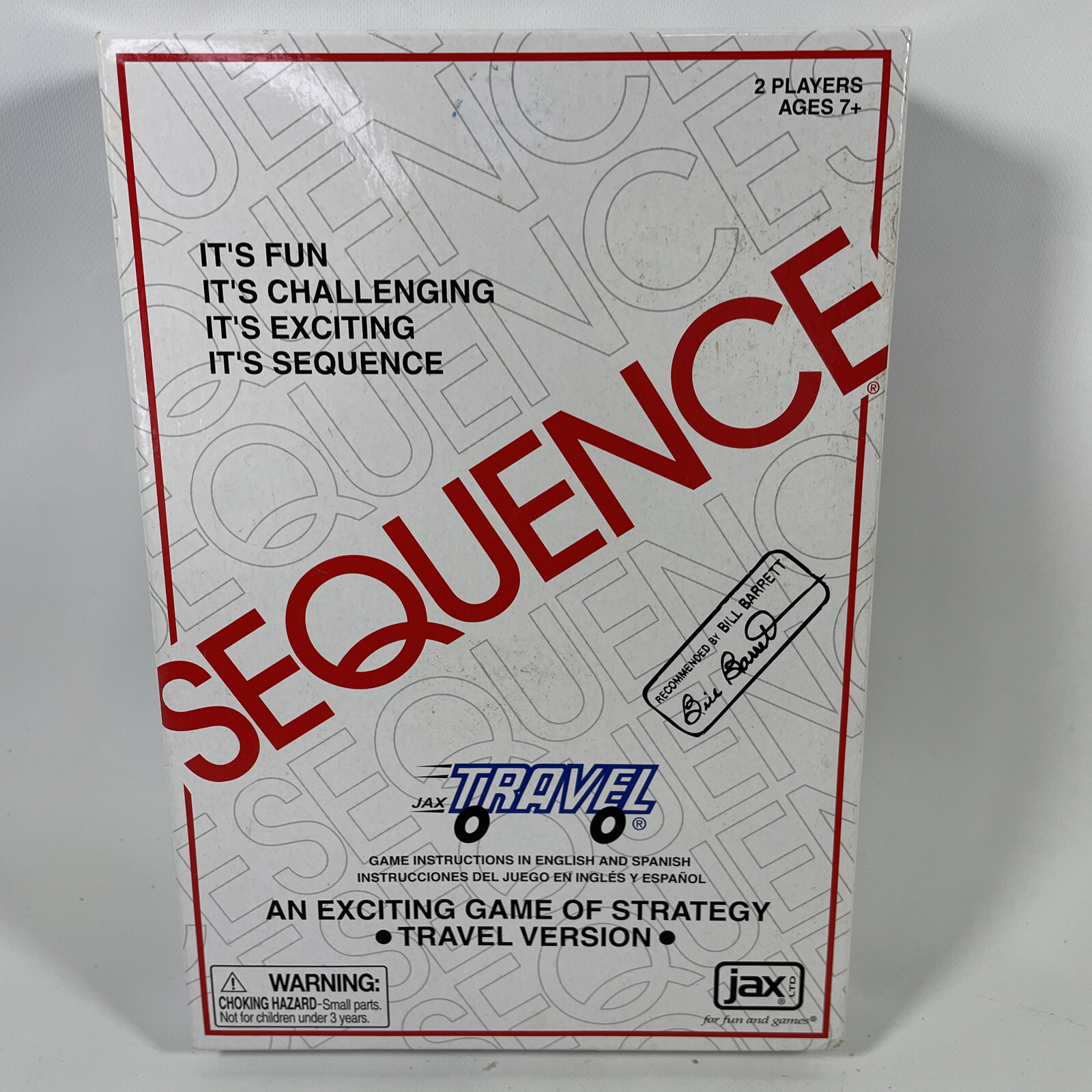 Sequence Strategy Travel Game With Case Kids Adults Fun Travel Game