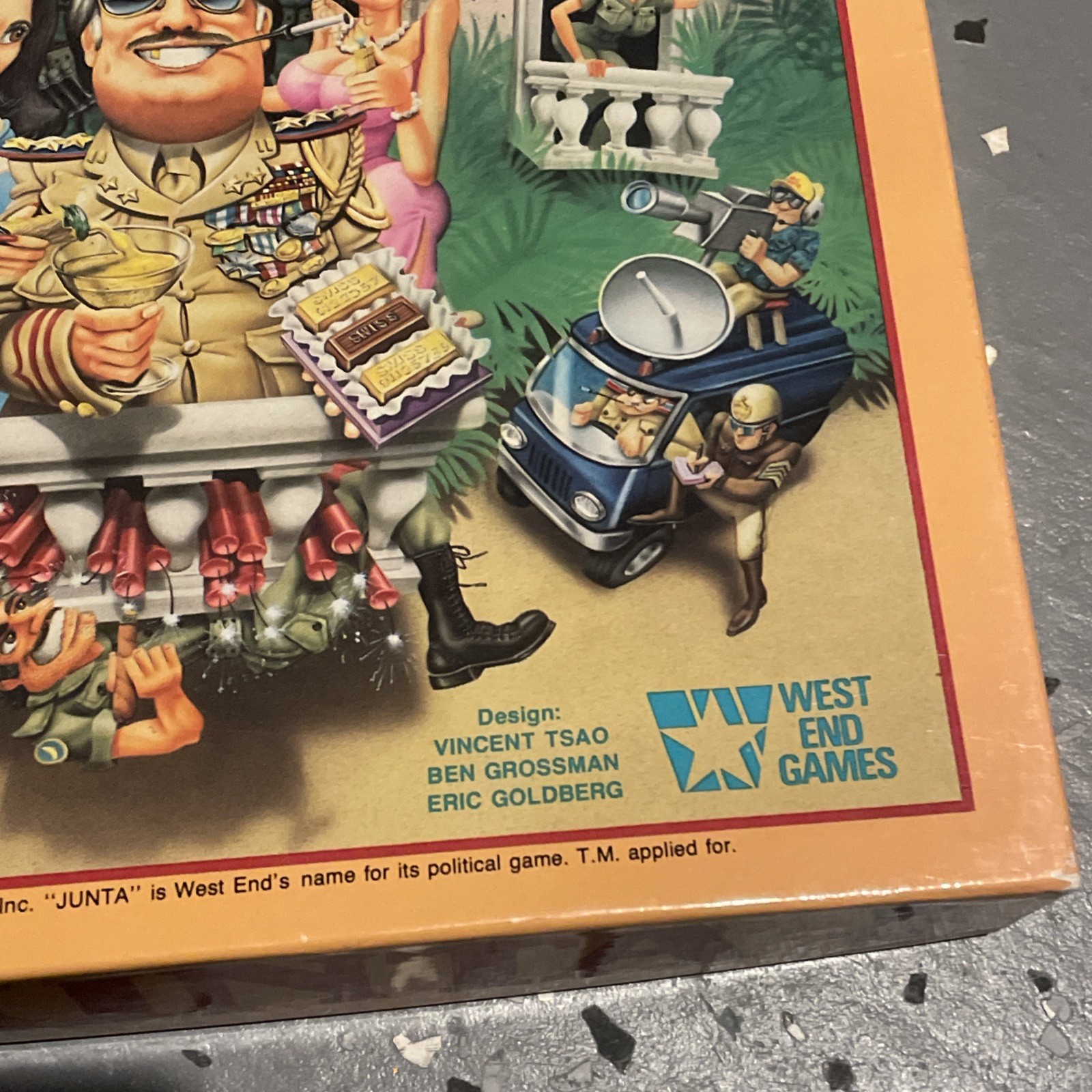 Junta Board Game – 1985 West End Games Edition