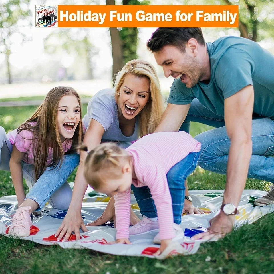 Twister Family Kid Children Classic Funny Party Body Game More Moves Indoor Game