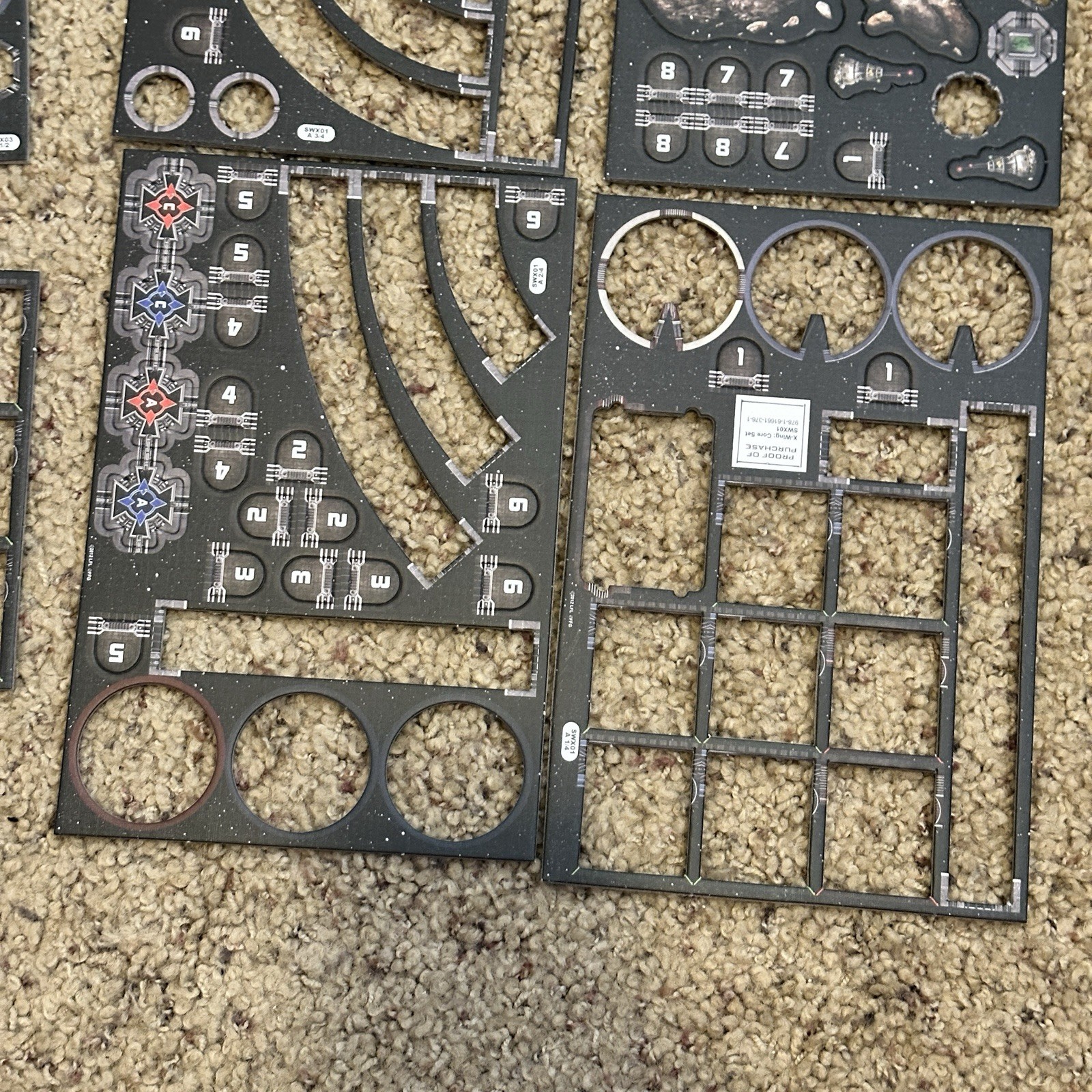 Star Wars X-Wing Miniatures Games Fantasy Flight Games SWX01 Parts Preowned