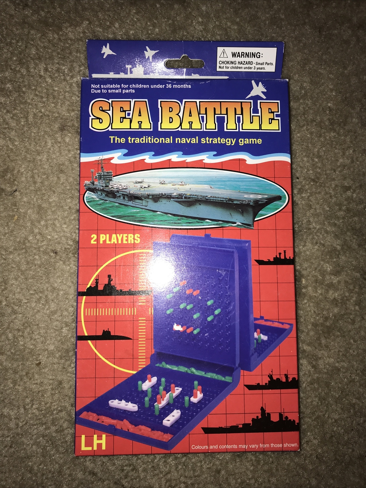 Vintage Board Game Sea Battle The Traditional Naval Strategy Game NOS