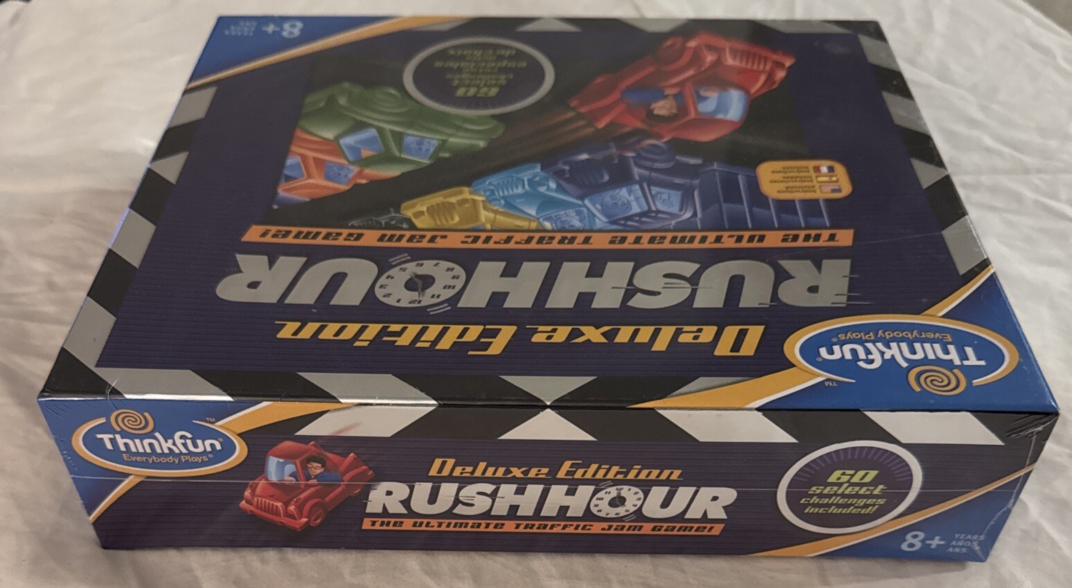 RushHour Deluxe Edition Thinkfun Board Game New Sealed Ultimate Traffic Jam Game