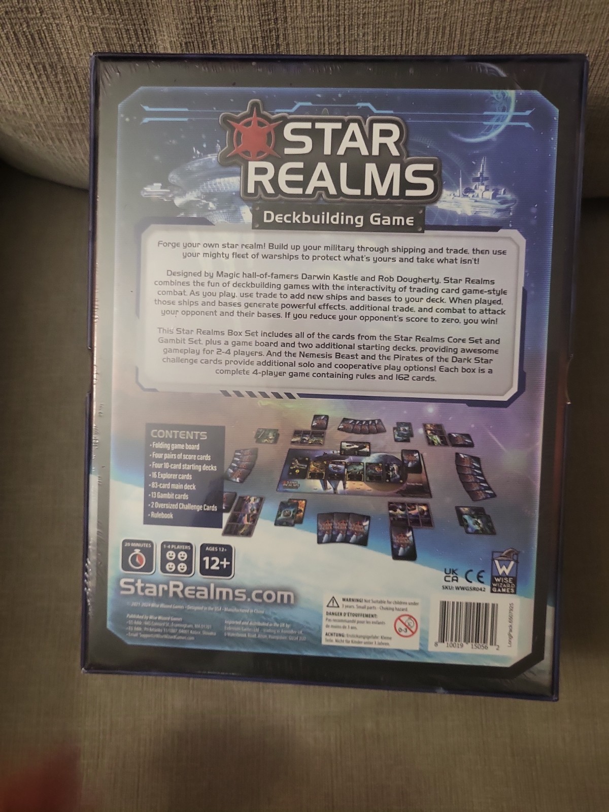 Star Realms Deck Building Game Box Set (1-4 Players) Used WWGSR042