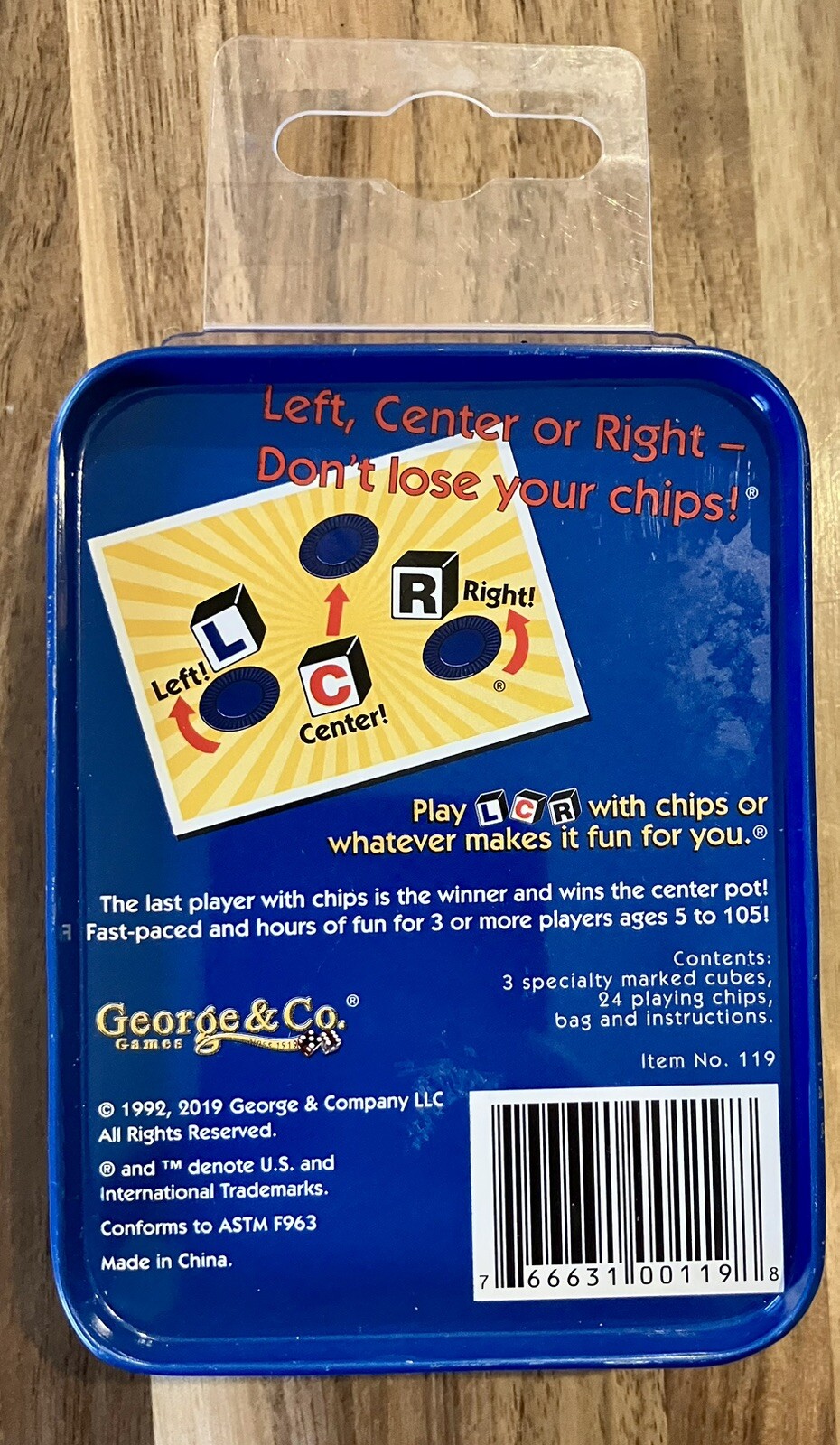 Left Center Right Dice Game New Orginal