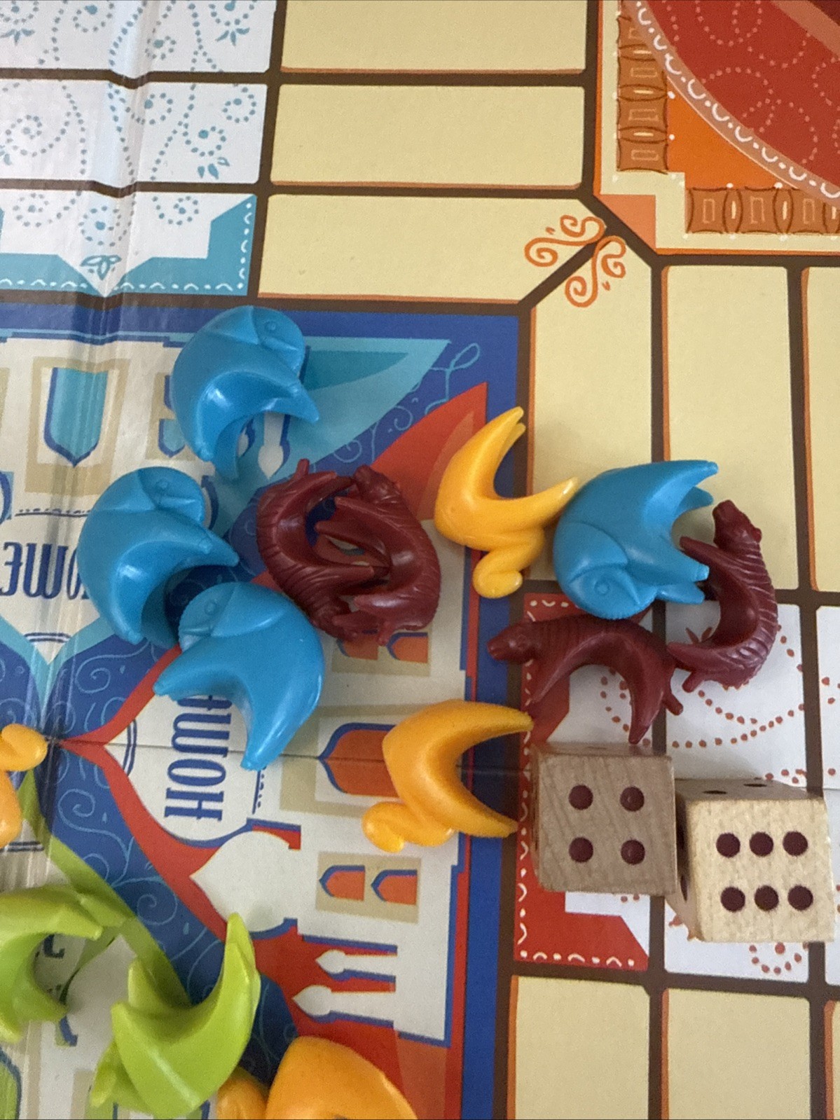 Parcheesi 2004 The Classic Game Of India MISSING ONE PIECE 99% Comp