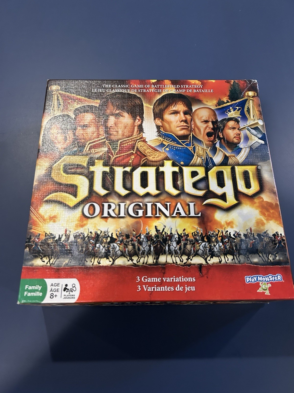 Stratego Original Board Game 3 Game Vari. 2016 Complete, Excellent Condition