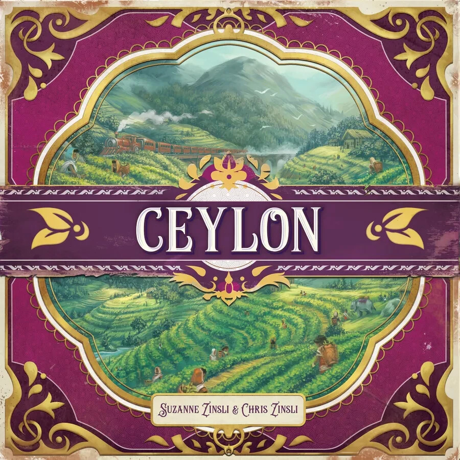 Ceylon Euro-Style Tea Trade Board Game by Ludo Nova
