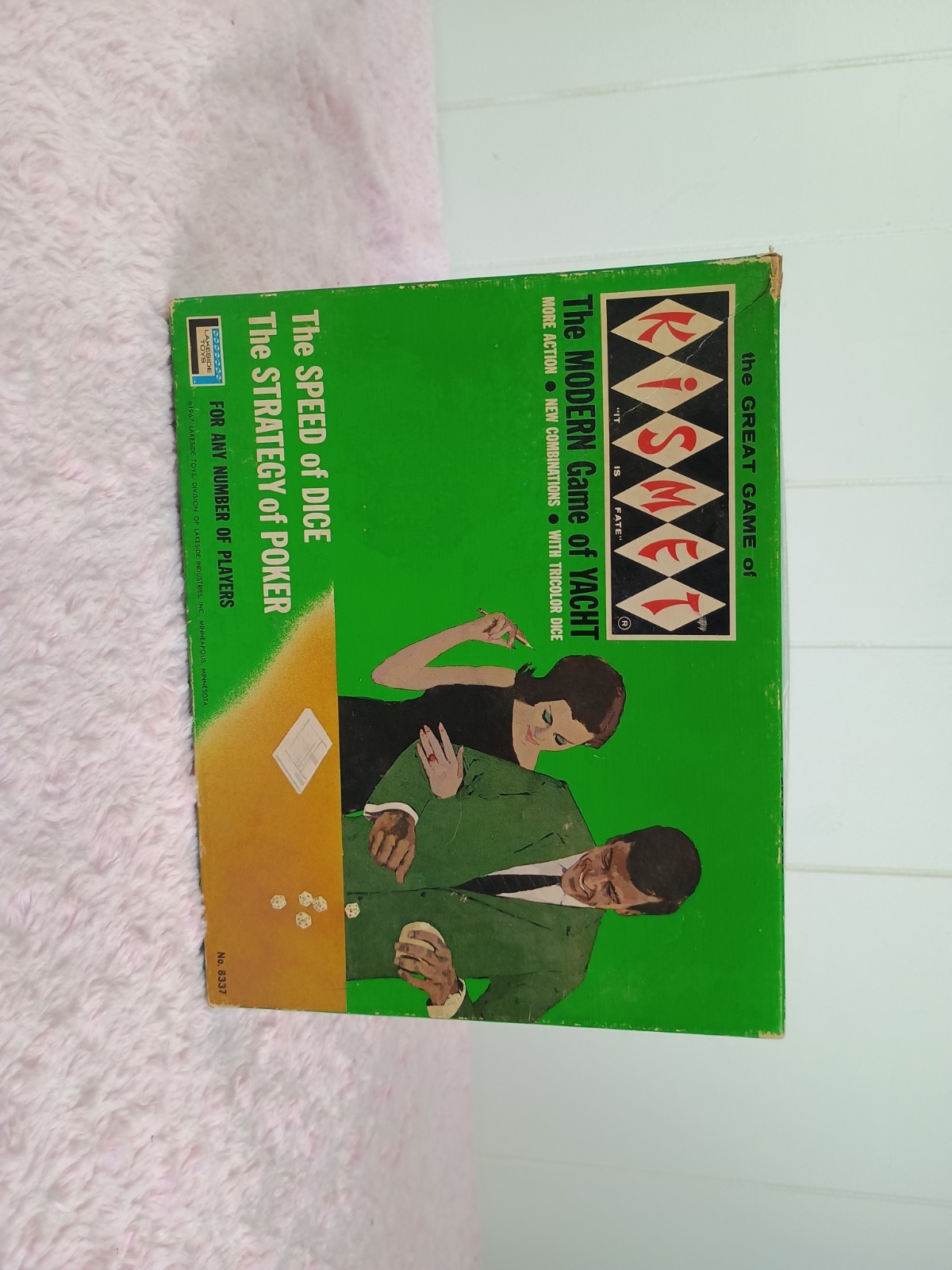 1967 KISMET VTG Dice Game Lakeside Toys Modern Game Of Yacht 8337 Extra score