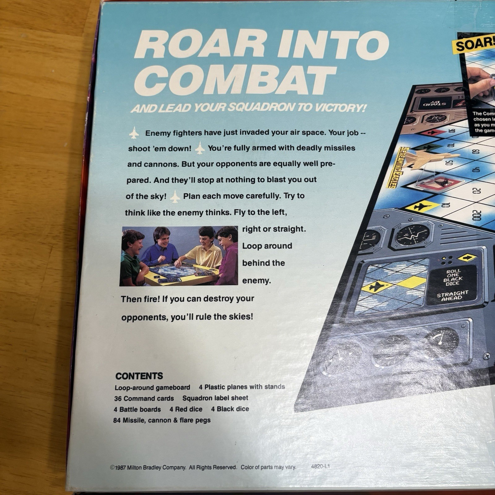Vintage Milton Bradley Board Game Screaming Eagles Air Assault Complete 1987