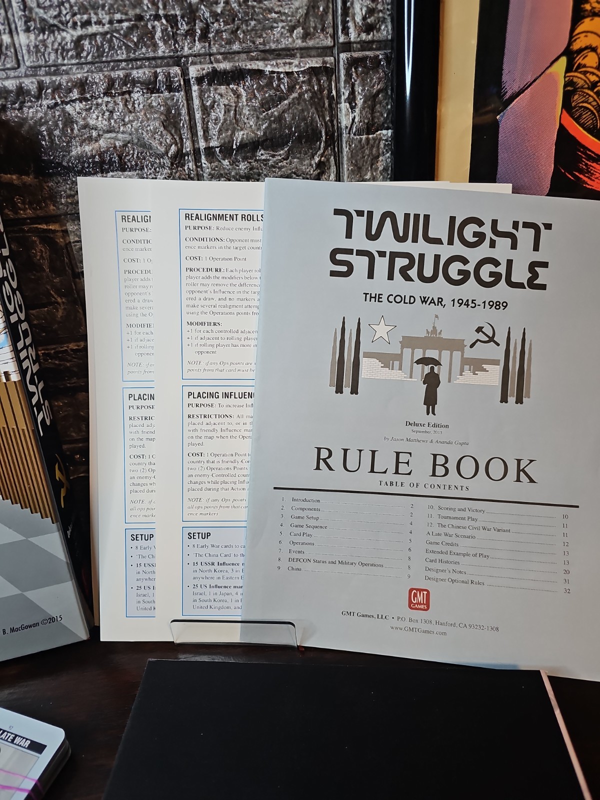 GMT Games Twilight Struggle The Cold War 1945-1989 Deluxe Ed. Board Game 2015