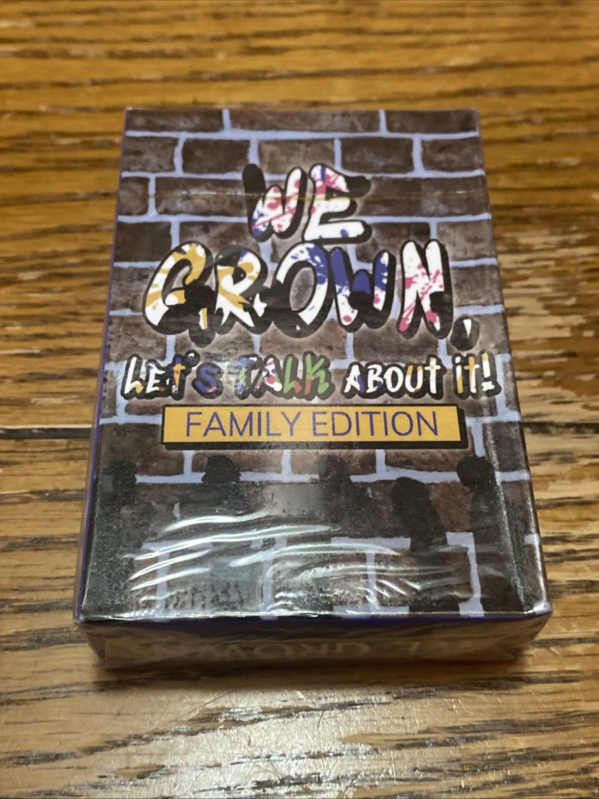 WE GROWN LETS TALK ABOUT IT! CARD GAME FAMILY EDITION