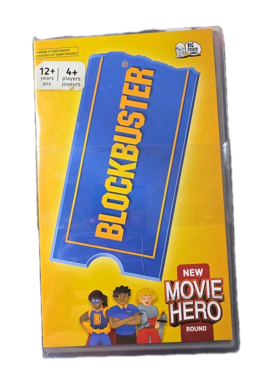 Blockbuster Party Game Movie Hero Charades Round Ages 12+ For 4+ Players Fun