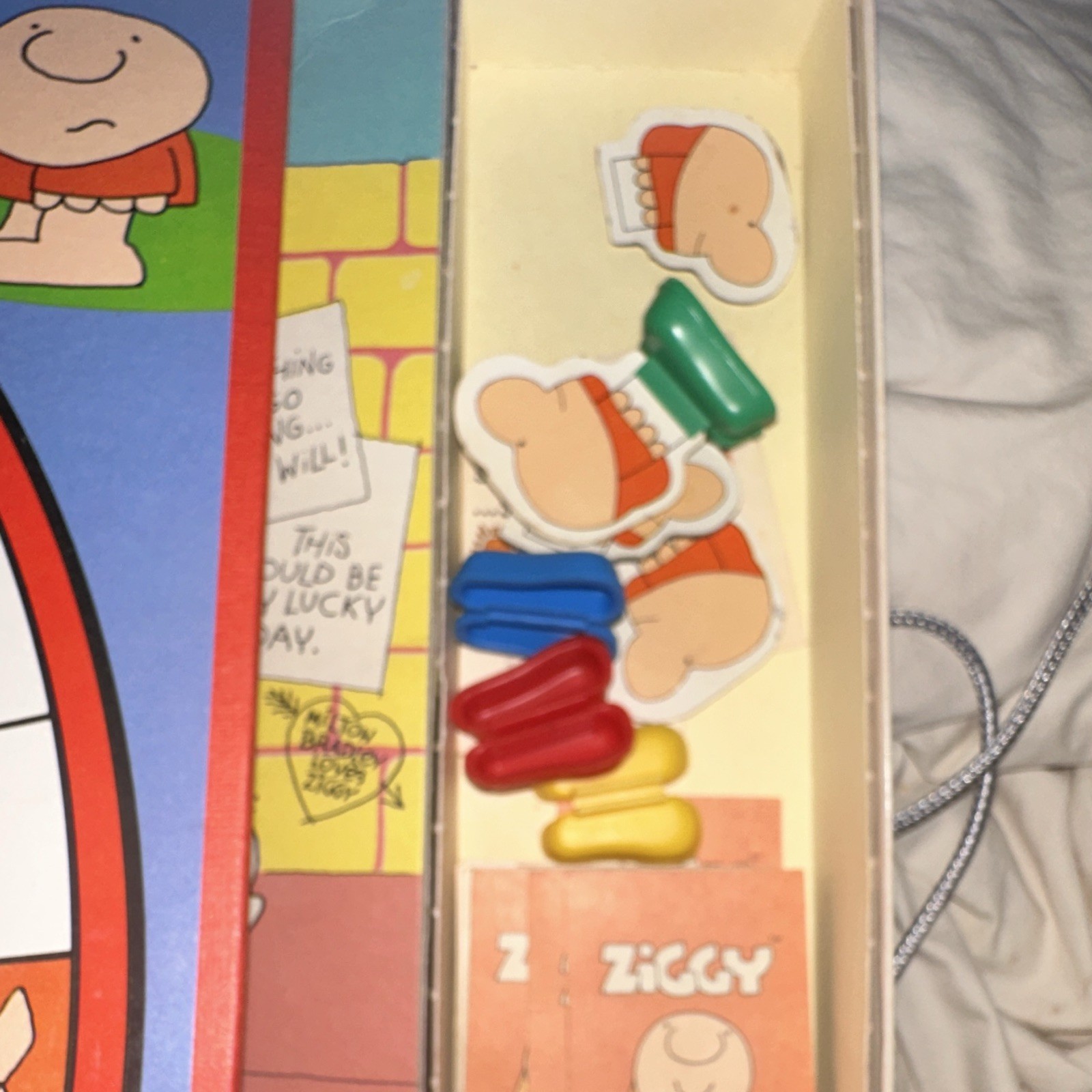 Milton Bradley A Day with Ziggy Board Game MPN 4172 2 Players Ages 7-10