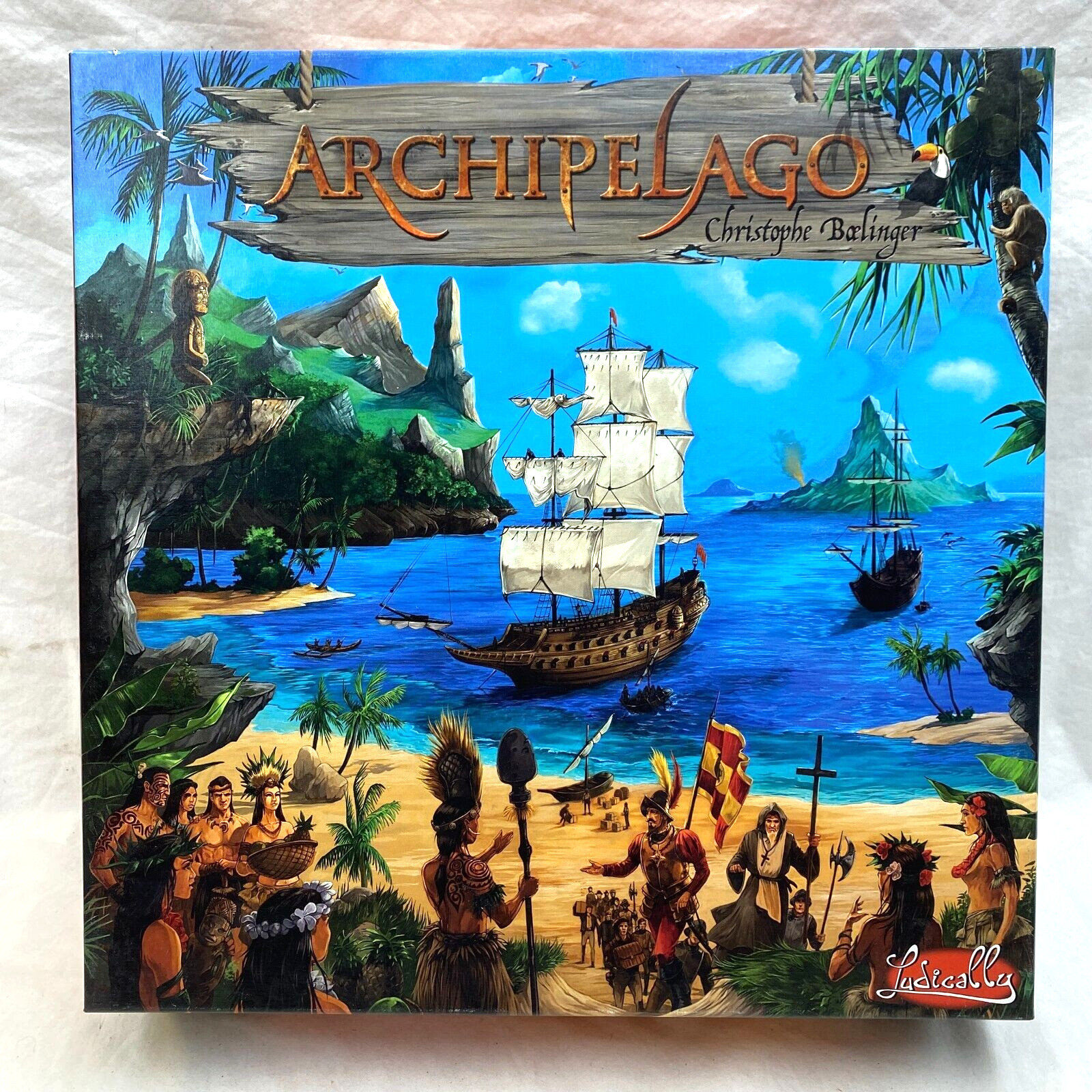 Archipelago Board Game Ludically FRENCH 2012 VG/EX