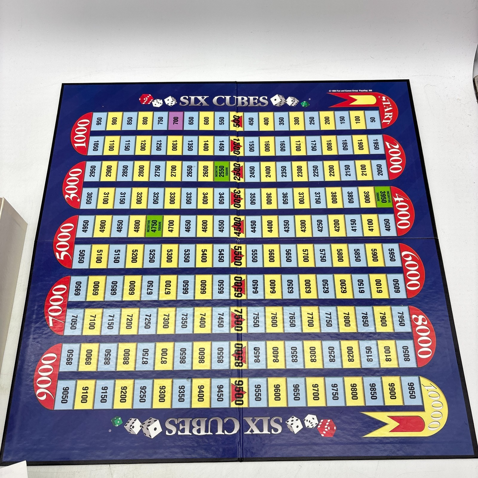 VINTAGE Six Cubes Dice Game COMPLETE Fun and Games Group 1994 Family